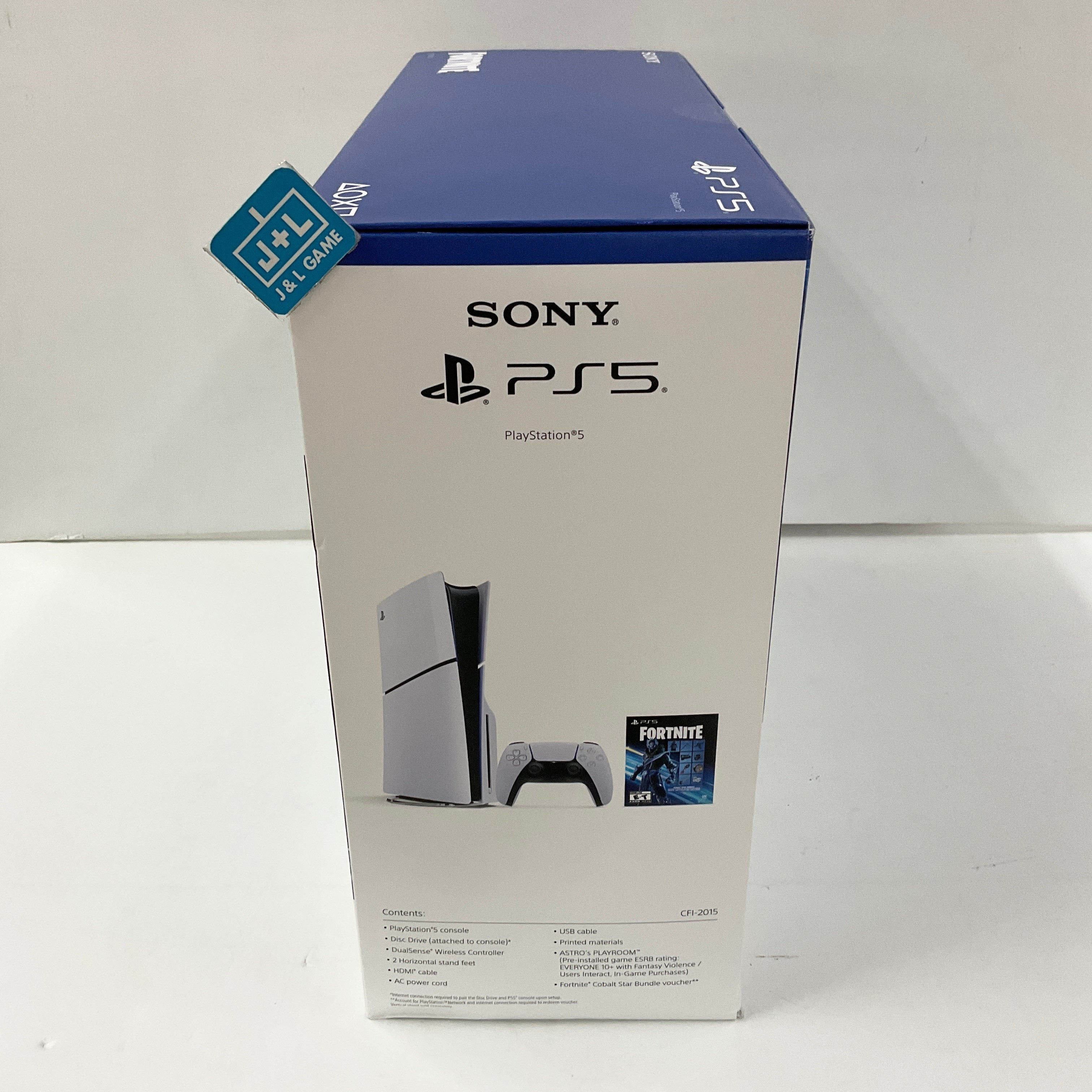 SONY PlayStation 5 Disc Edition Console (Fortnite Cobalt Star Disc Edition) (Model CFI-2015) - (PS5) PlayStation 5 CONSOLE PlayStation