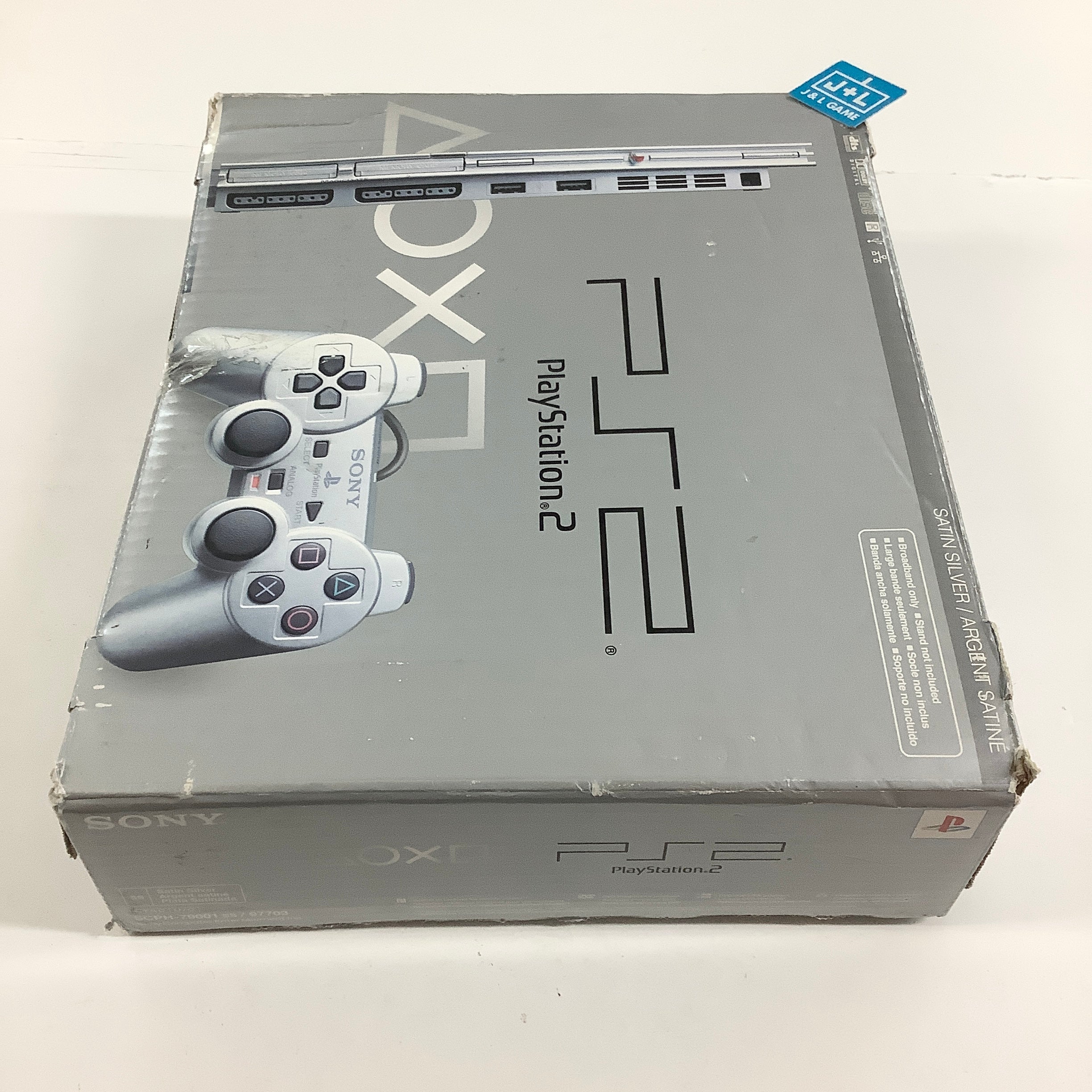 Sony PlayStation 2 Slim Console (Silver) - (PS2) PlayStation 2 [Pre-Owned] Consoles Sony