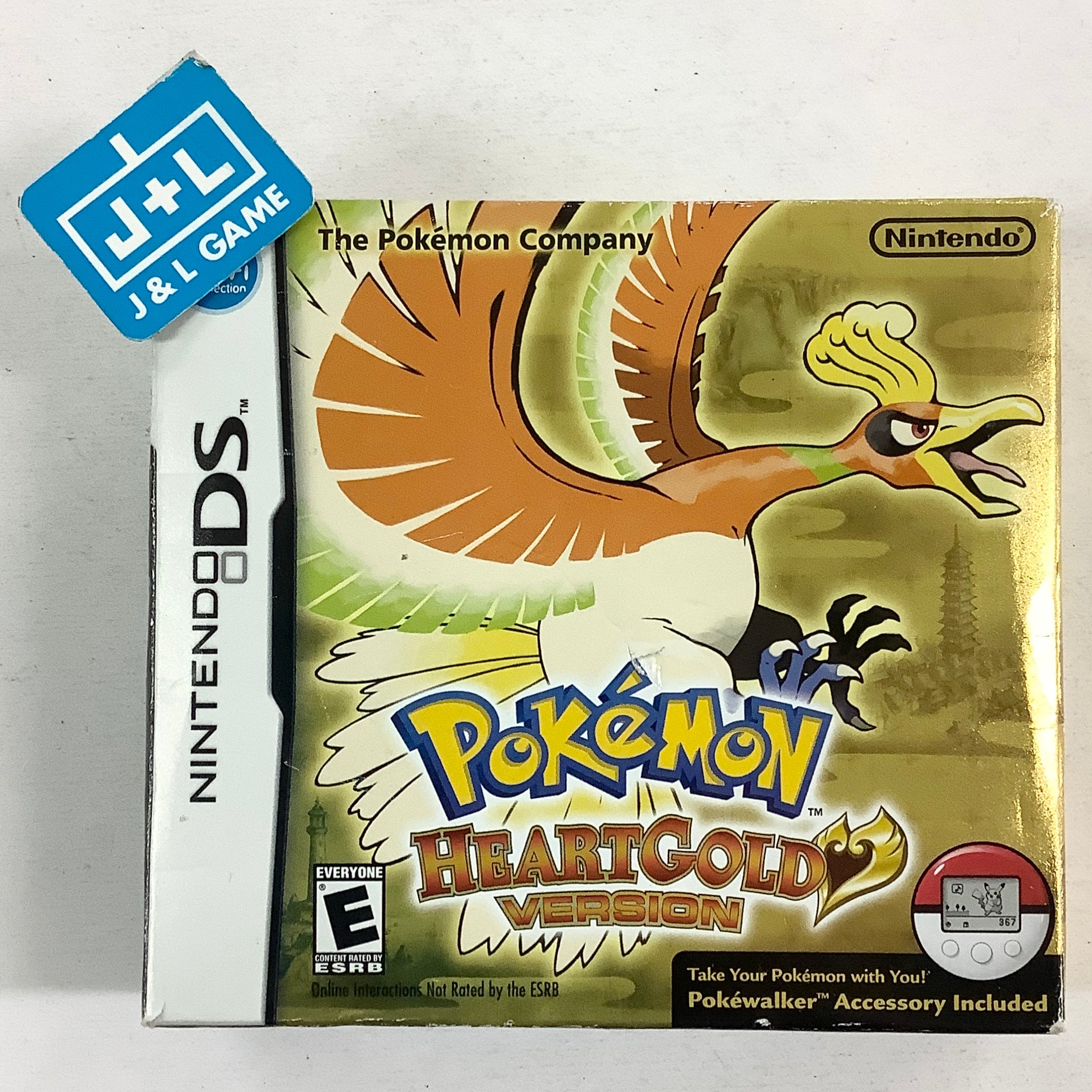 Pokemon HeartGold Version (w/ Pokewalker) - (NDS) Nintendo DS [Pre-Owned] Video Games Nintendo