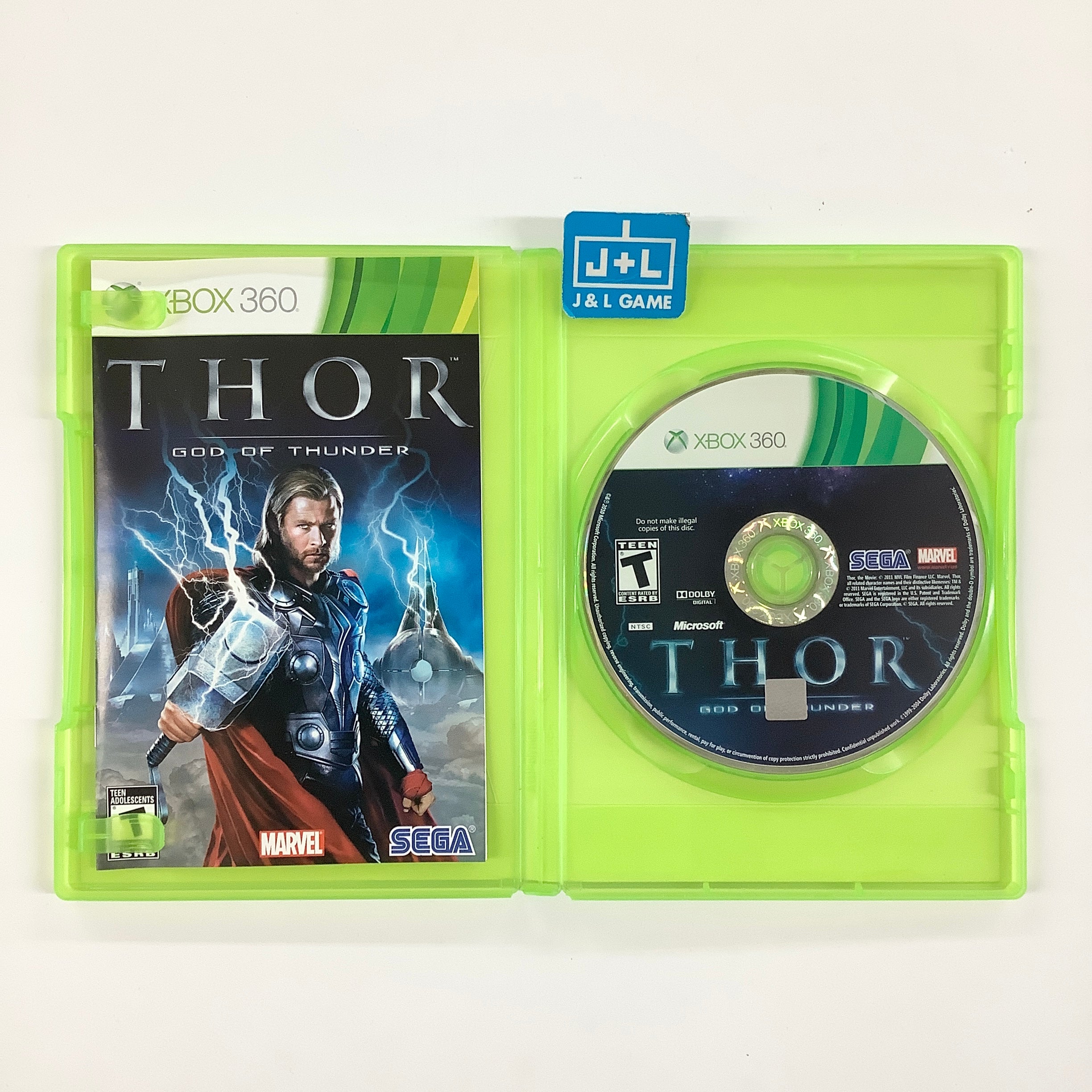 Thor: God of Thunder - Xbox 360 [Pre-Owned] Video Games Sega