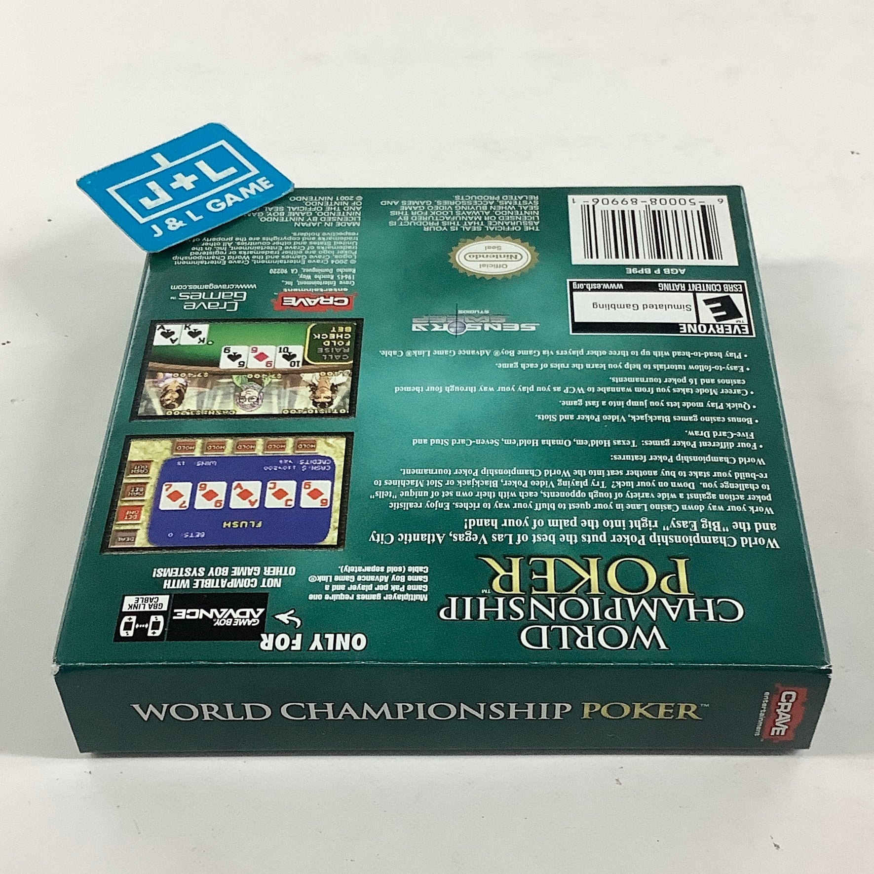 World Championship Poker - (GBA) Game Boy Advance [Pre-Owned] Video Games Crave