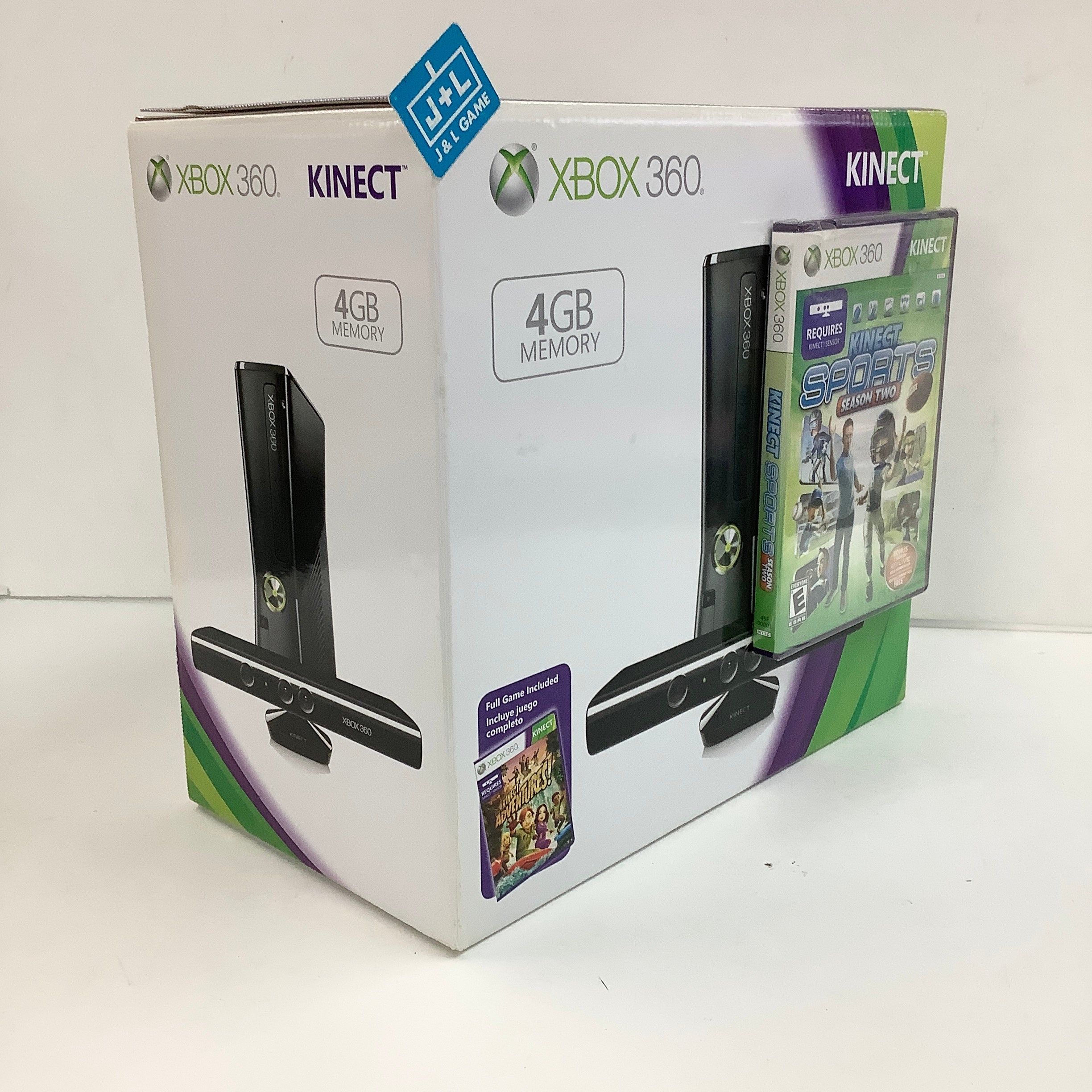 Xbox 360 4GB Console with Kinect (Black Bundle) - Xbox 360 | J&L Game
