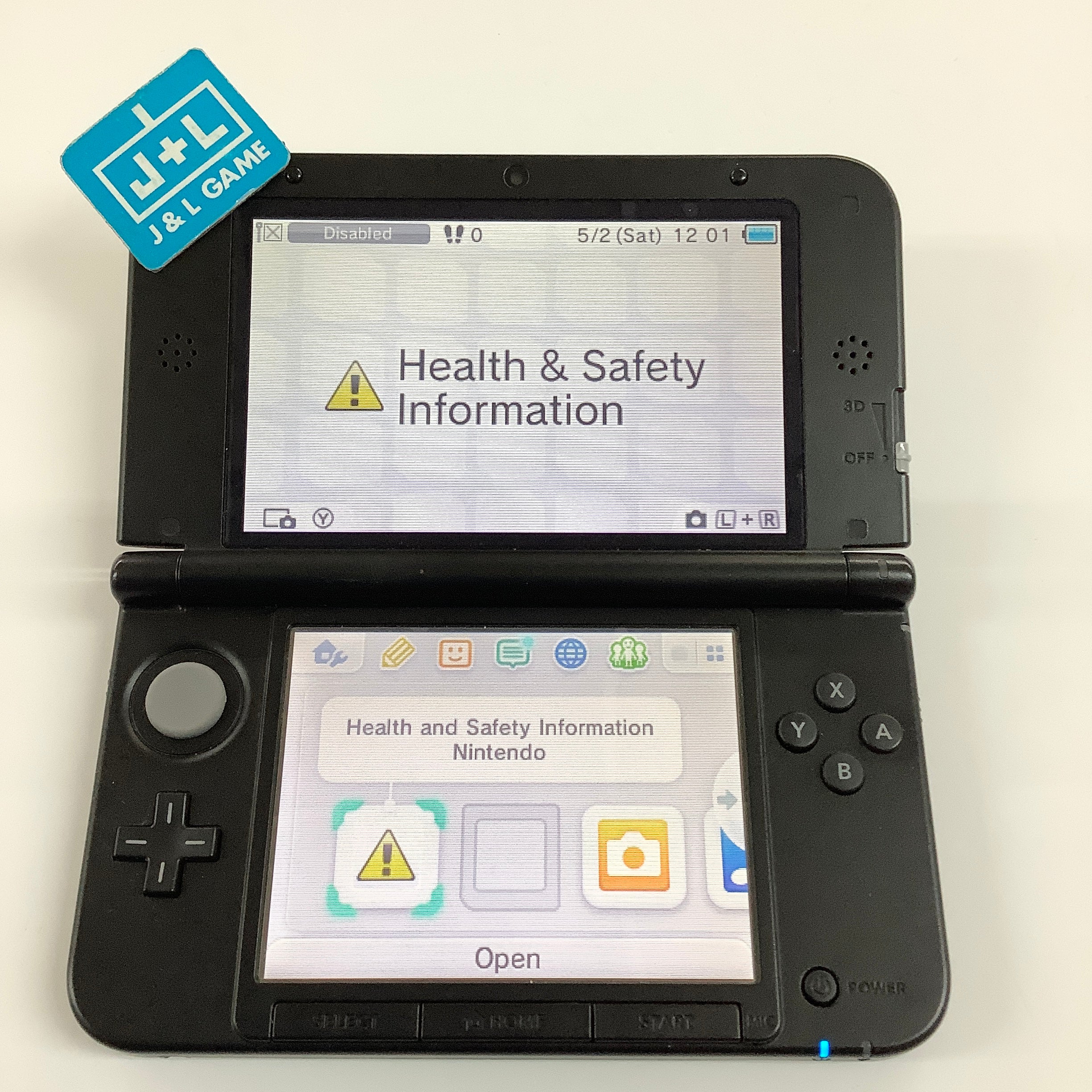 Nintendo 3DS XL Console (Black) - Nintendo 3DS [Pre-Owned] Consoles Nintendo