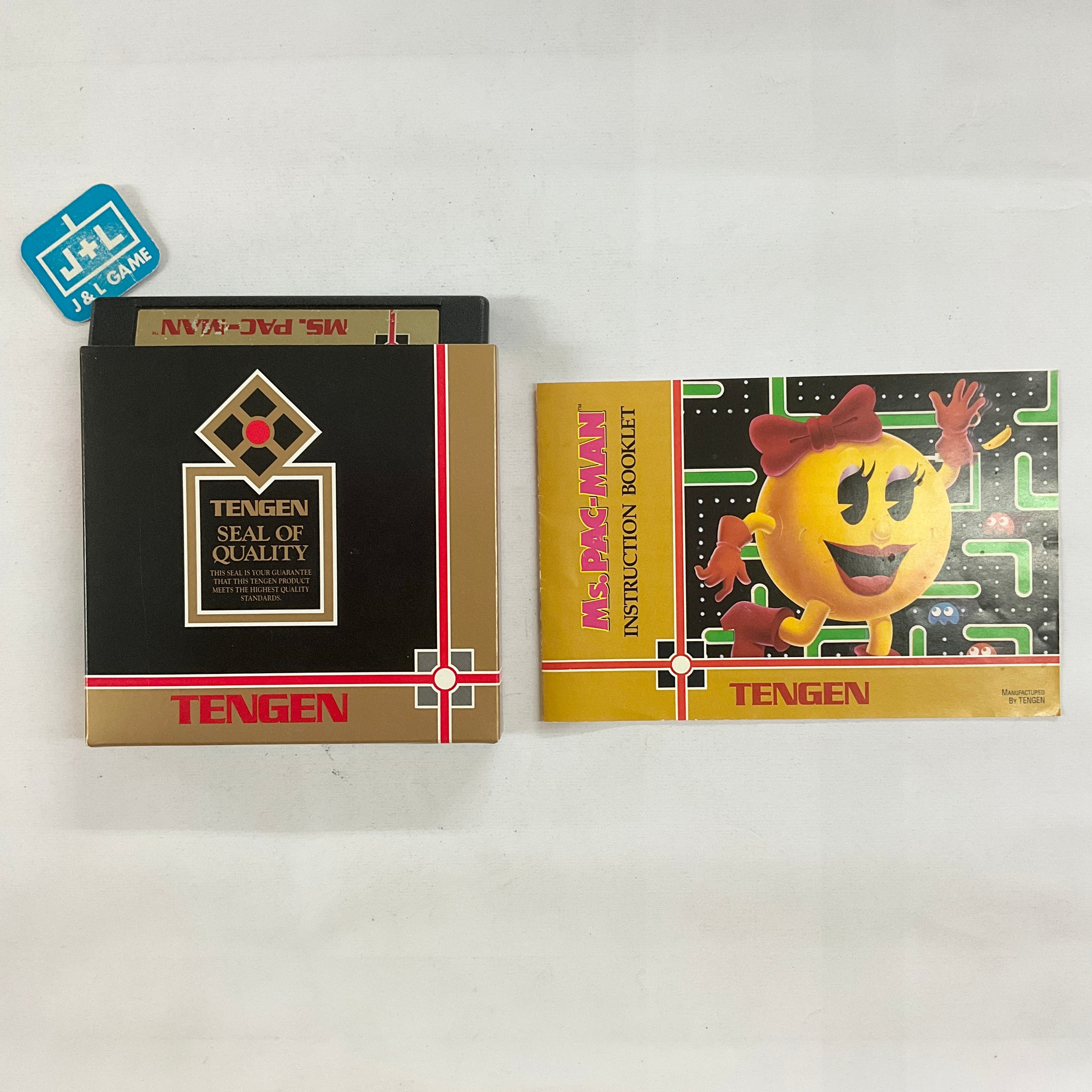 Ms. Pac-Man (Tengen) - (NES) Nintendo Entertainment System [Pre-Owned] Video Games Tengen   