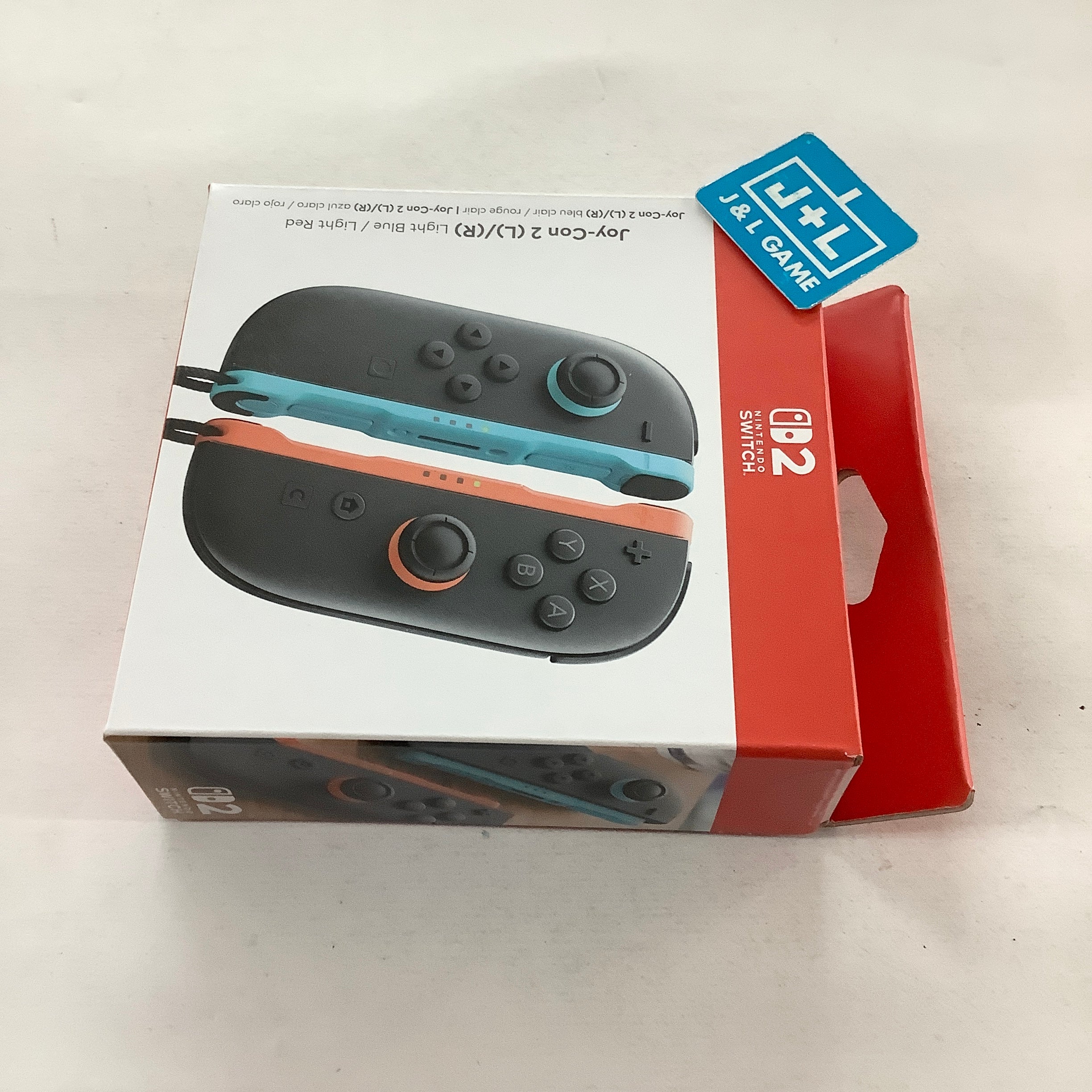Nintendo Switch Joy-Con 2 (L)/(R) (Light Blue/Light Red) - (NS2) Nintendo Switch 2 Accessories Nintendo