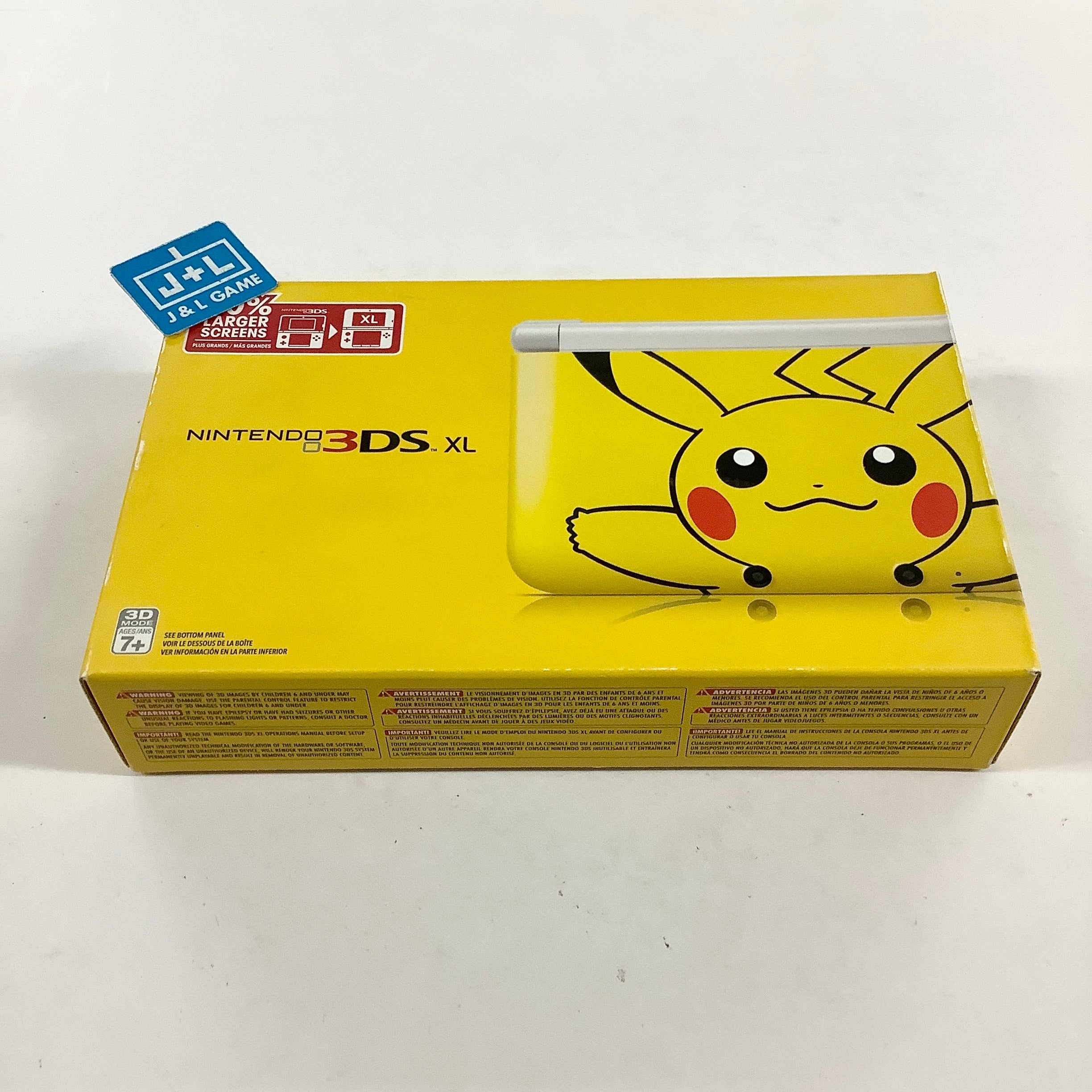 Nintendo 3DS XL Console (Yellow Pikachu Edition) - Nintendo 3DS Consoles Nintendo