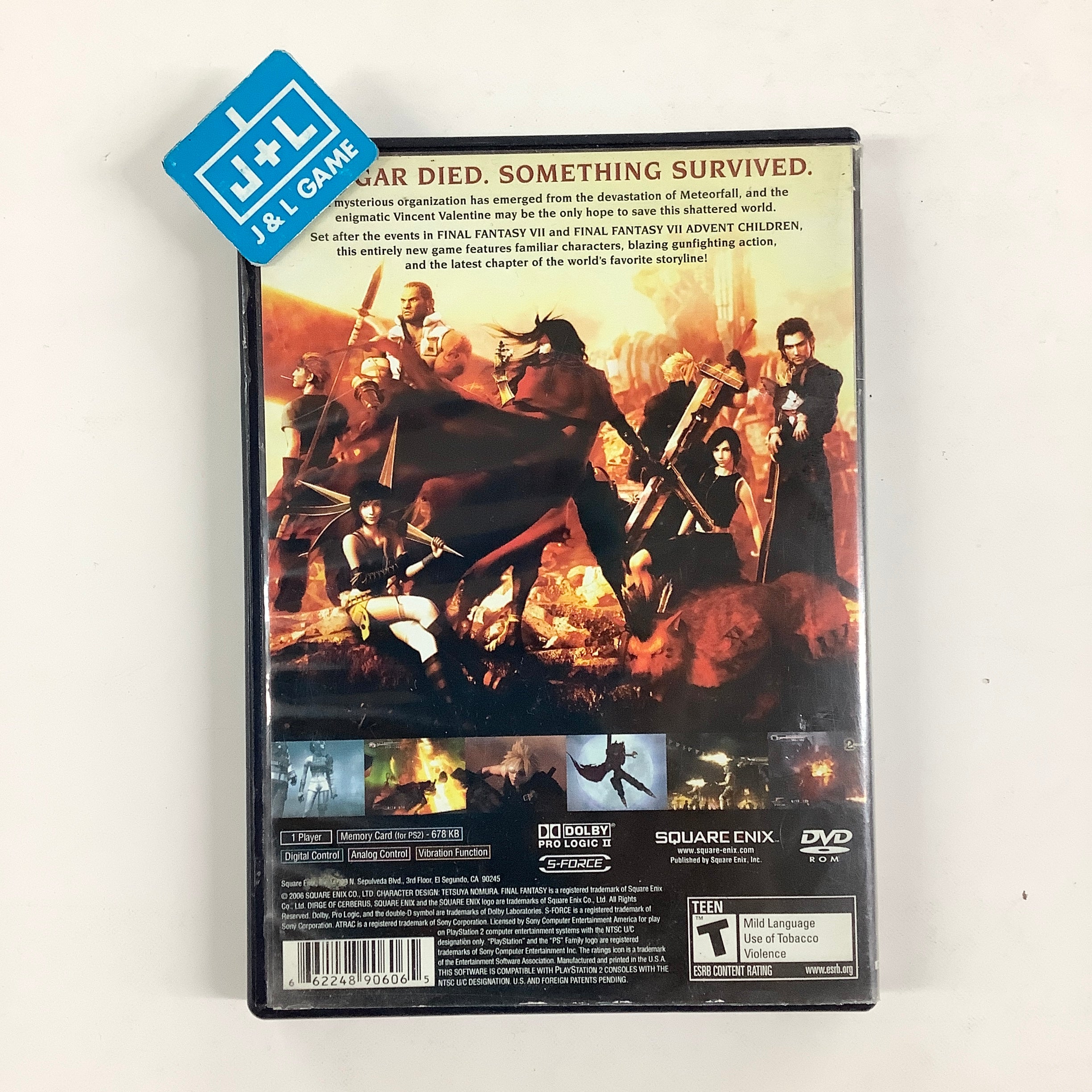 Dirge of Cerberus: Final Fantasy VII - (PS2) PlayStation 2 [Pre-Owned] Video Games Square Enix