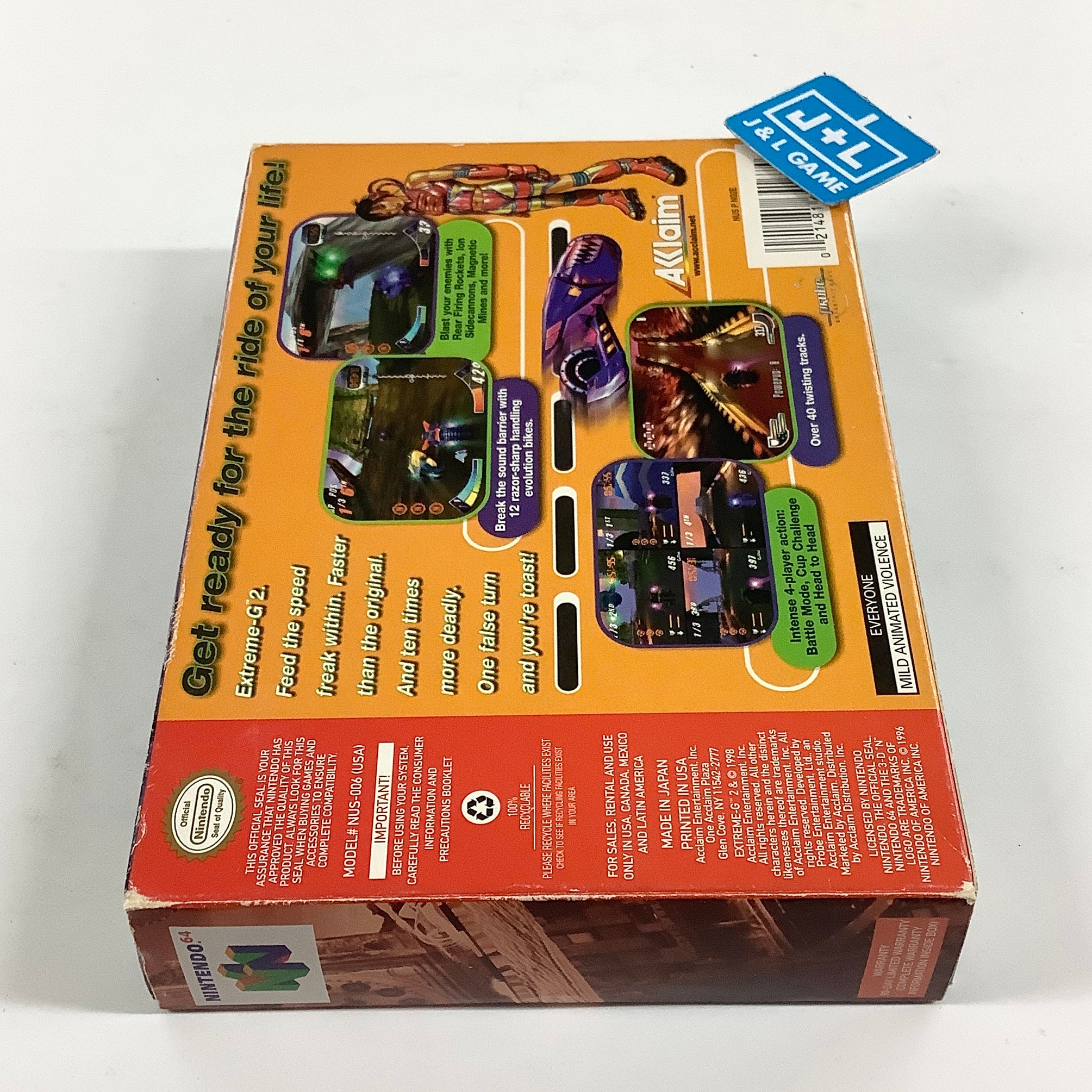 Extreme-G 2 - (N64) Nintendo 64 [Pre-Owned] Video Games Acclaim