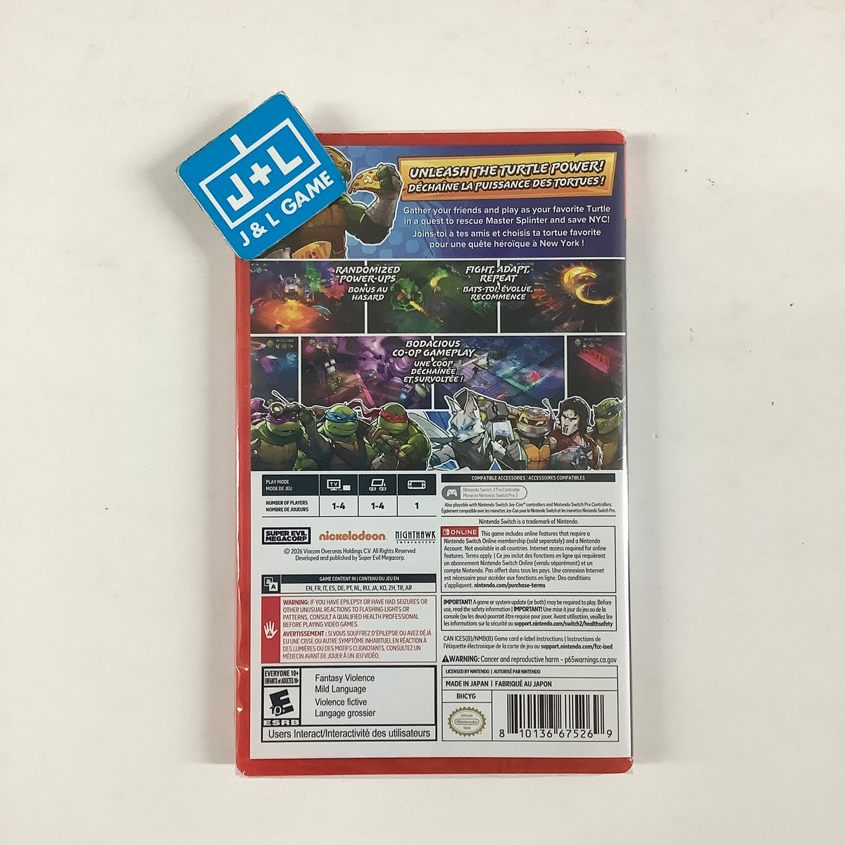 Teenage Mutant Ninja Turtles Splintered Fate Legendary Edition - (NS2) Nintendo Switch 2