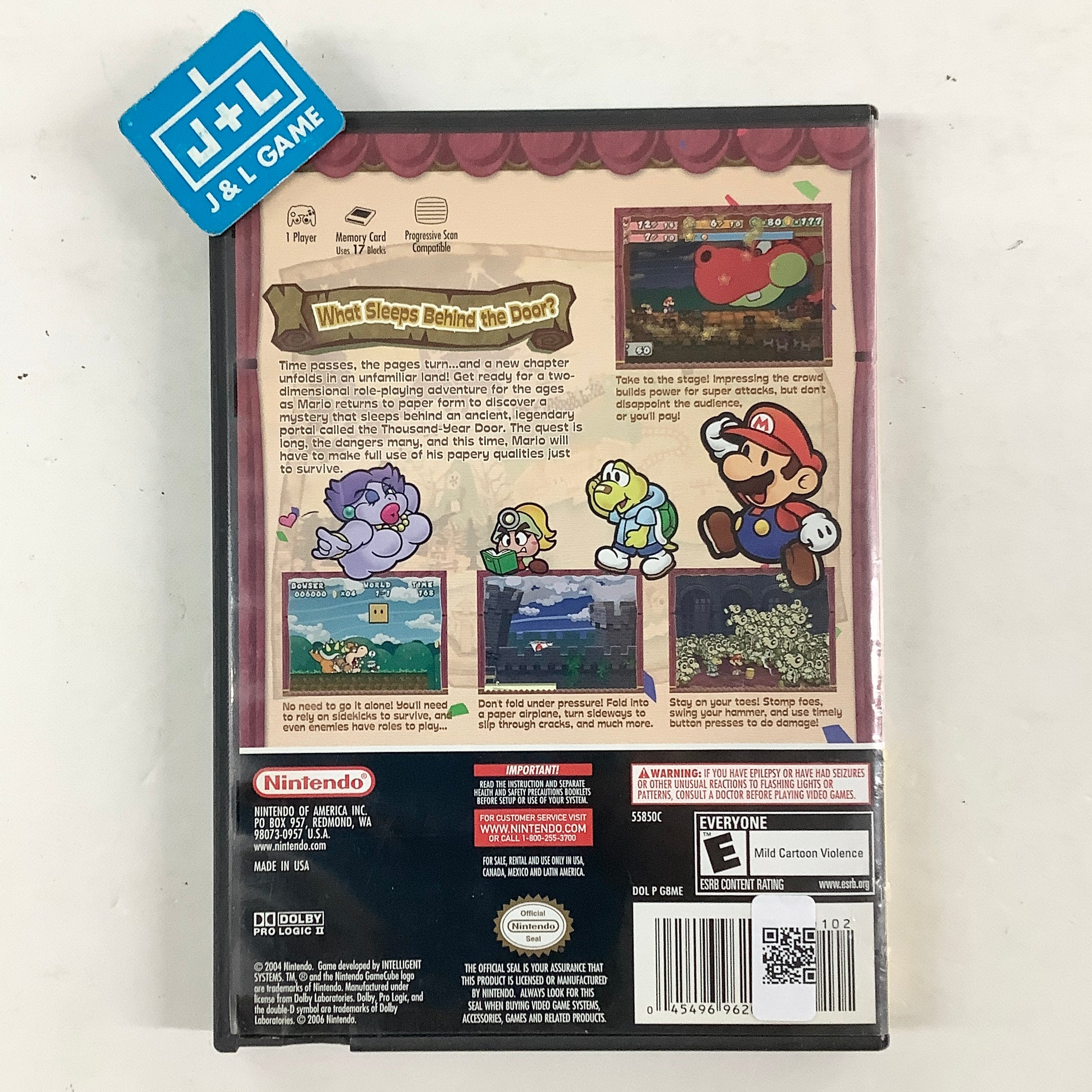 Paper Mario: The Thousand-Year Door (Players Choice) - (GC) GameCube [Pre-Owned] Video Games Nintendo