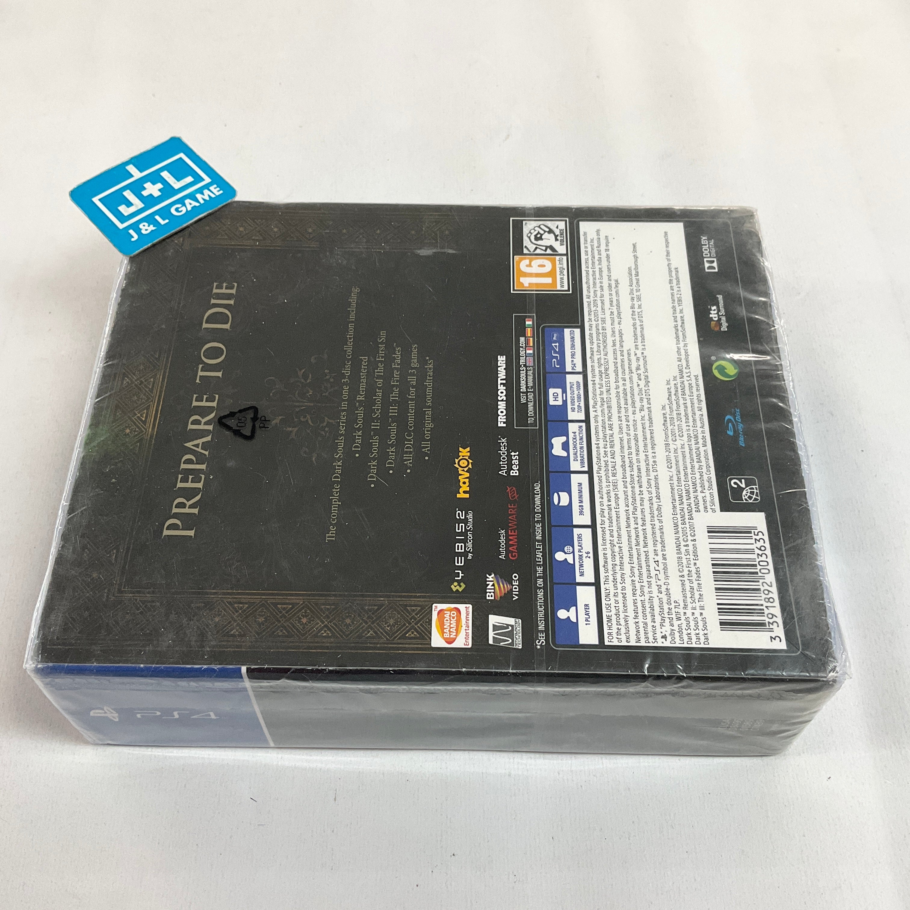 Dark Souls Trilogy - (PS4) PlayStation 4 (European Import) Video Games BANDAI NAMCO Entertainment