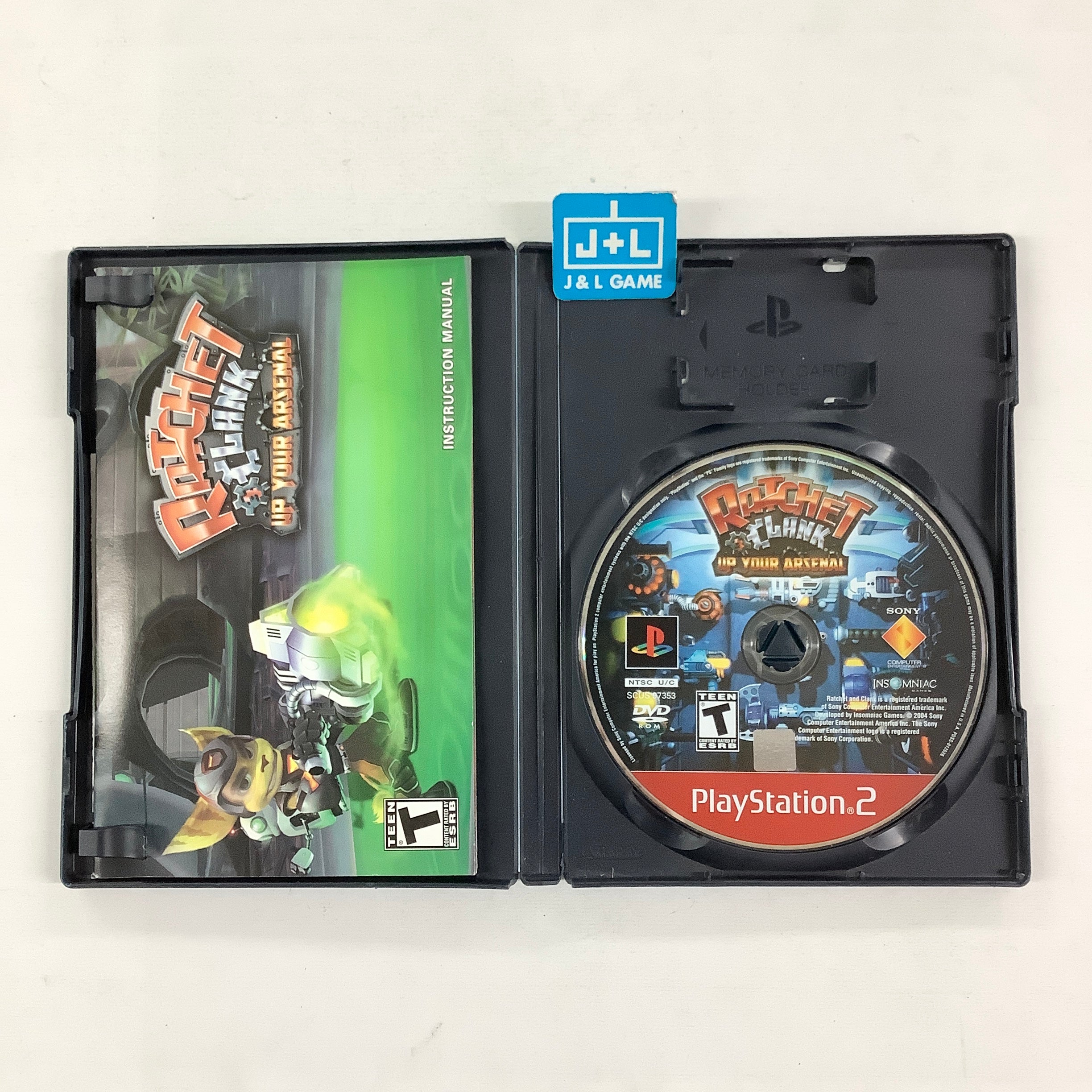 Ratchet & Clank: Up Your Arsenal (Greatest Hits) - (PS2) PlayStation 2 [Pre-Owned] Video Games SCEA