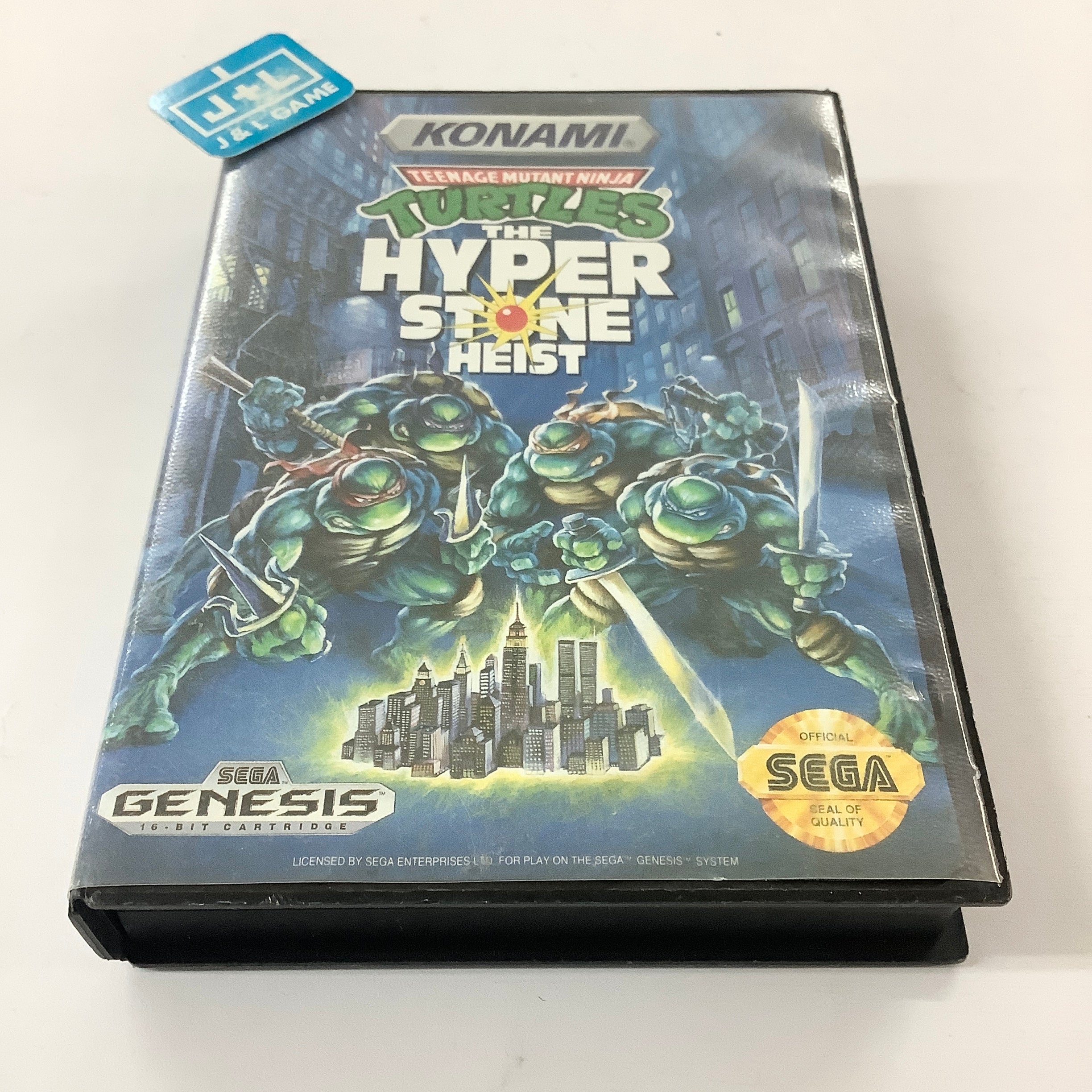 Teenage Mutant Ninja Turtles: The Hyperstone Heist - (SG) SEGA Genesis [Pre-Owned] Video Games Konami   