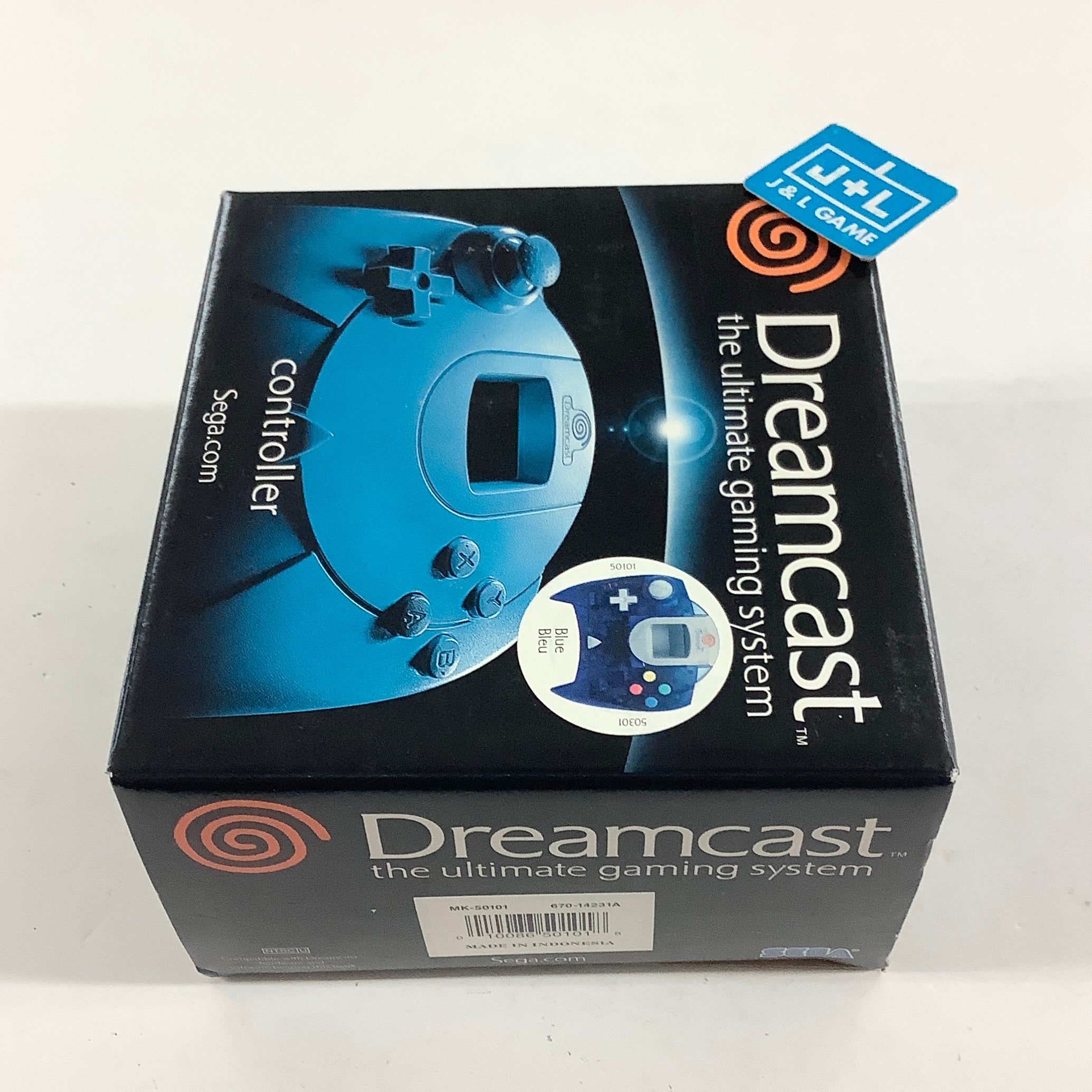 Sega Dreamcast Controller (Clear Blue) - Sega Dreamcast [Pre-Owned] Accessories SEGA