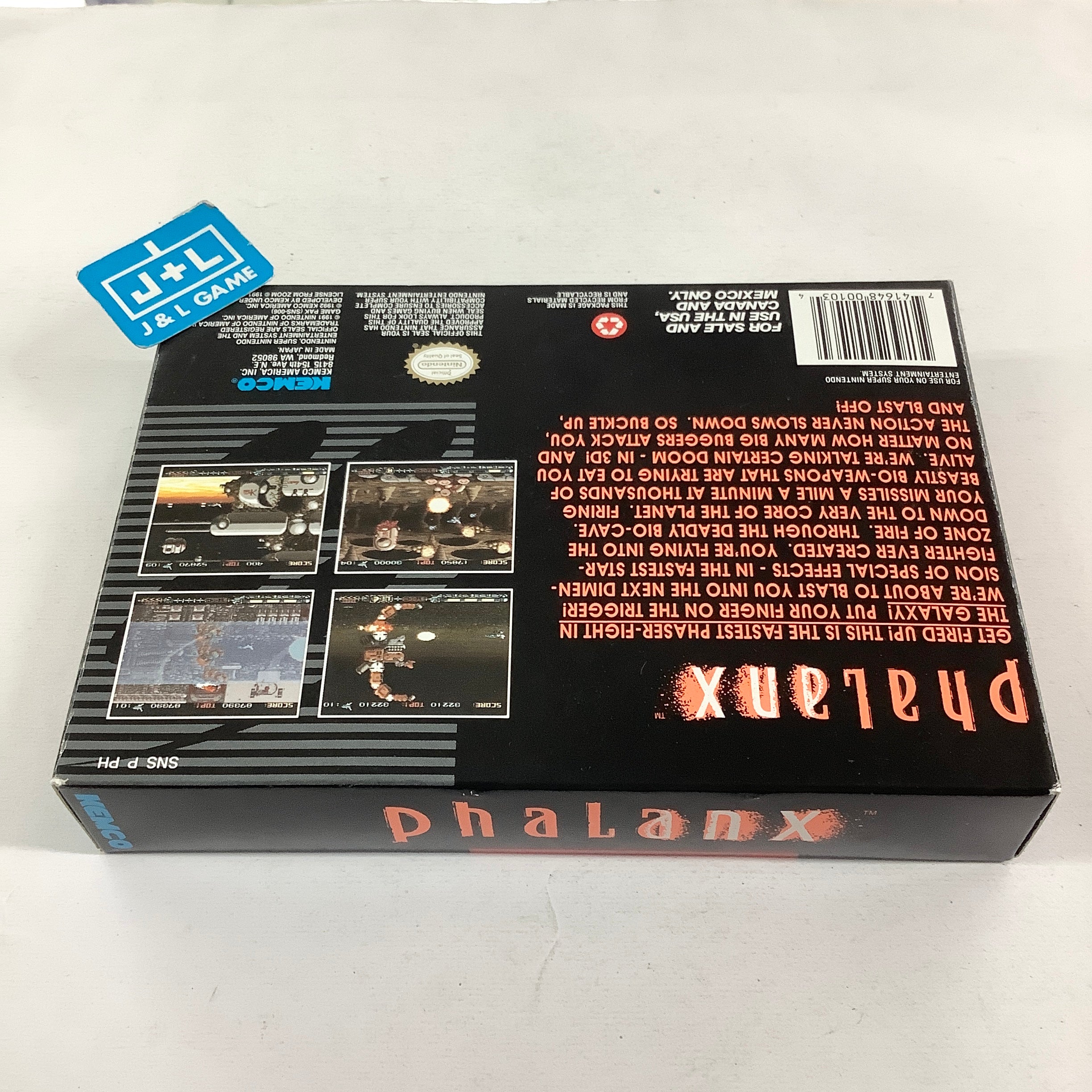 Phalanx - (SNES) Super Nintendo [Pre-Owned] Video Games Kemco