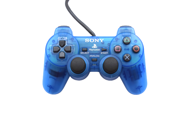 Sony DualShock 2 Controller (Clear Blue) - (PS2) PlayStation 2 [Pre-Owned]
