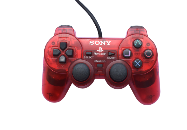 Sony DualShock 2 Controller (Clear Red) - (PS2) PlayStation 2 [Pre-Owned] Accessories Sony