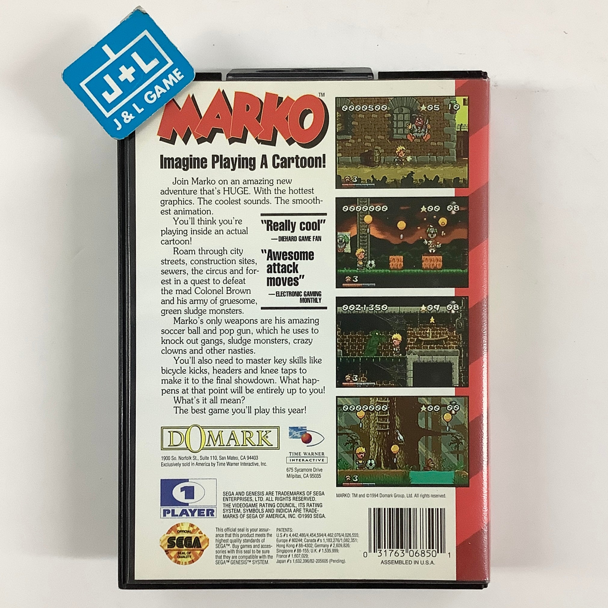 Marko - (SG) SEGA Genesis [Pre-Owned] Video Games Domark
