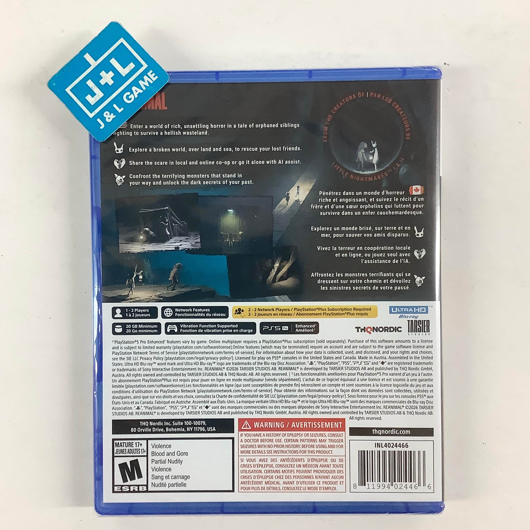 REANIMAL - (PS5) PlayStation 5 Video Games THQ Nordic