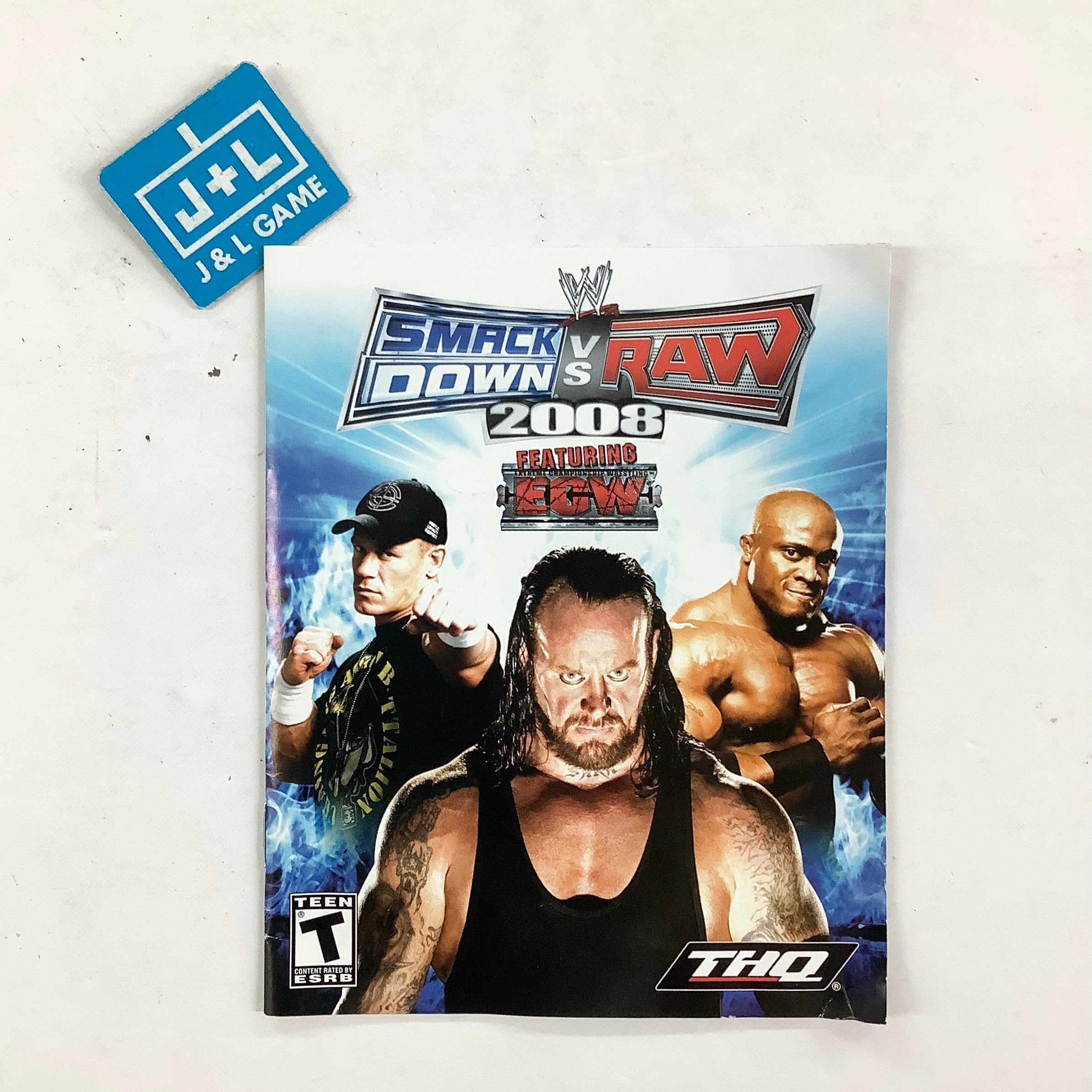 WWE SmackDown vs. Raw 2008 (Steel Book) - (PS3) PlayStation 3 [Pre-Owned] Video Games THQ