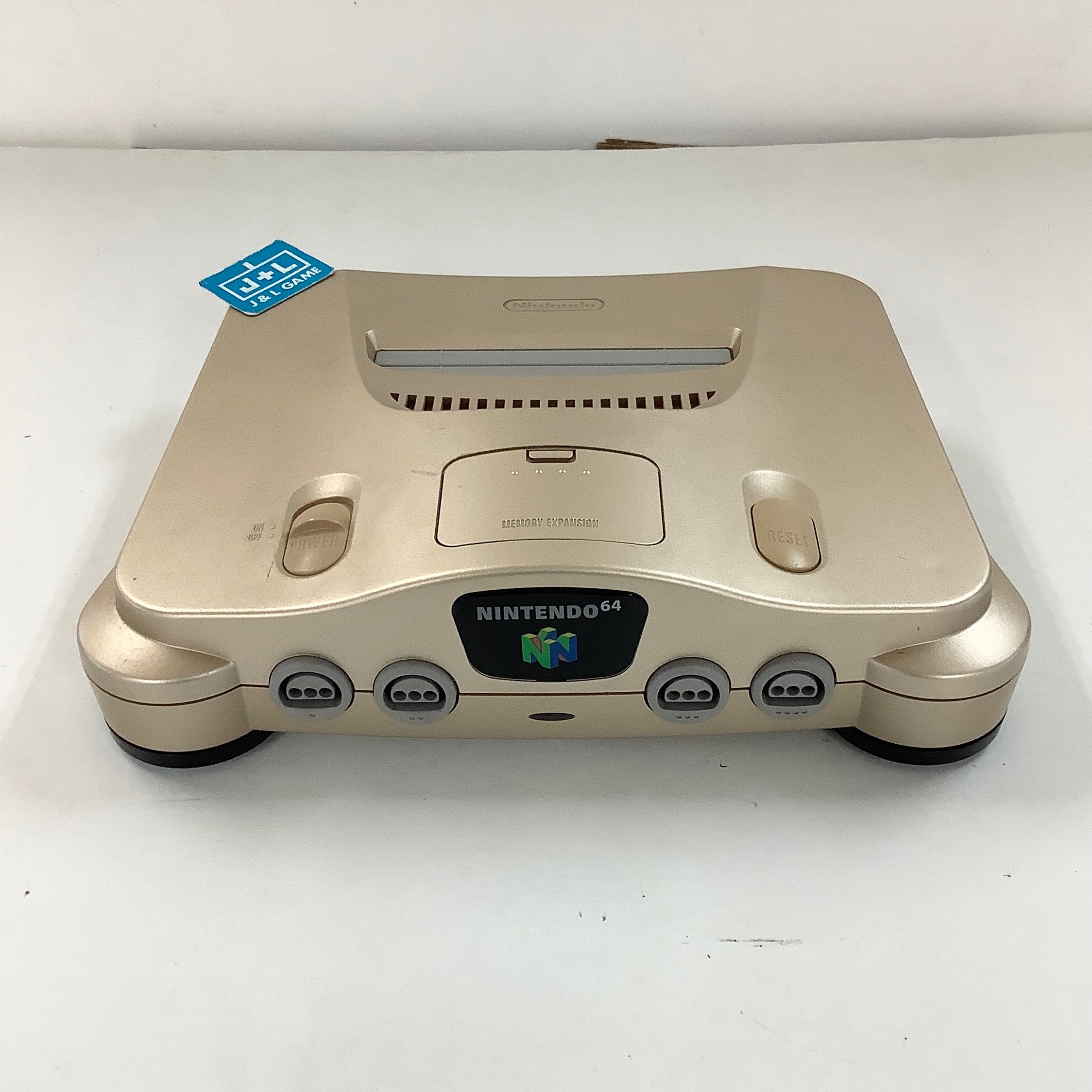 Nintendo 64 Hardware (Gold) - (N64) Nintendo 64 (Japanese Import) [Pre-Owned] Video Games Nintendo