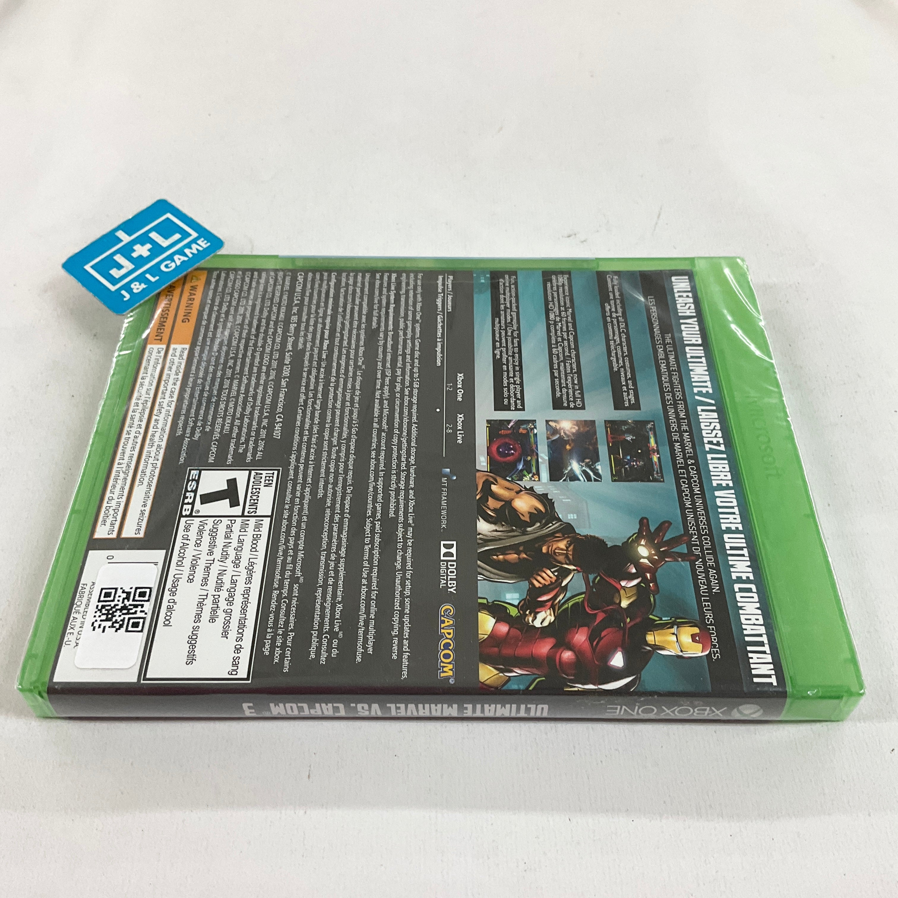 Ultimate Marvel Vs. Capcom 3 - (XB1) Xbox One Video Games Capcom