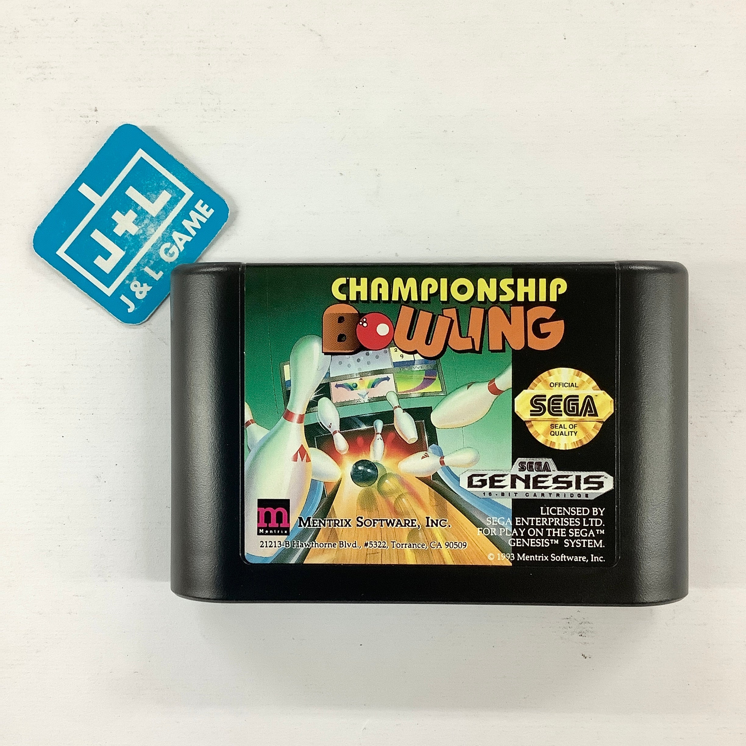 Championship Bowling - (SG) SEGA Genesis [Pre-Owned] Video Games Mentrix Software, Inc.   