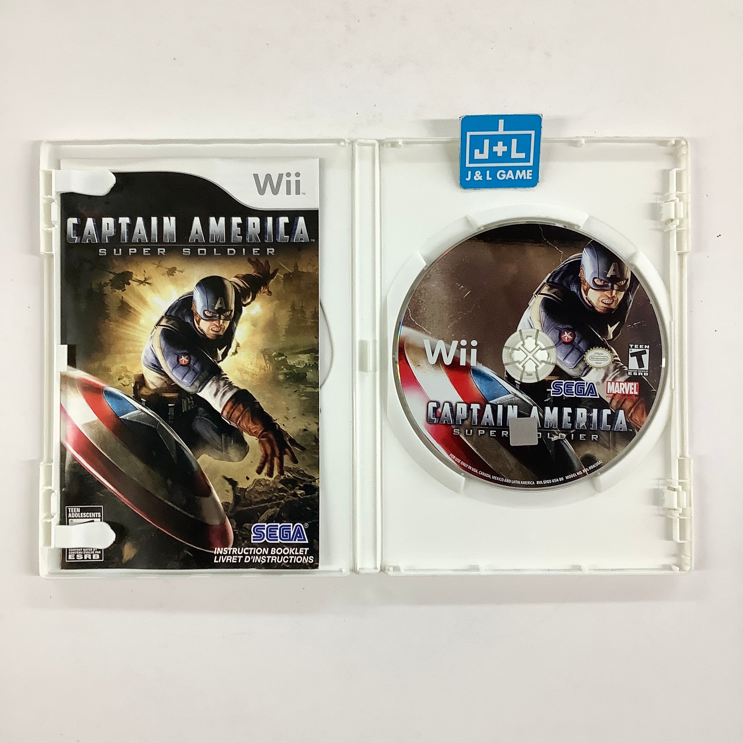 Captain America: Super Soldier - Nintendo Wii [Pre-Owned] Video Games Sega