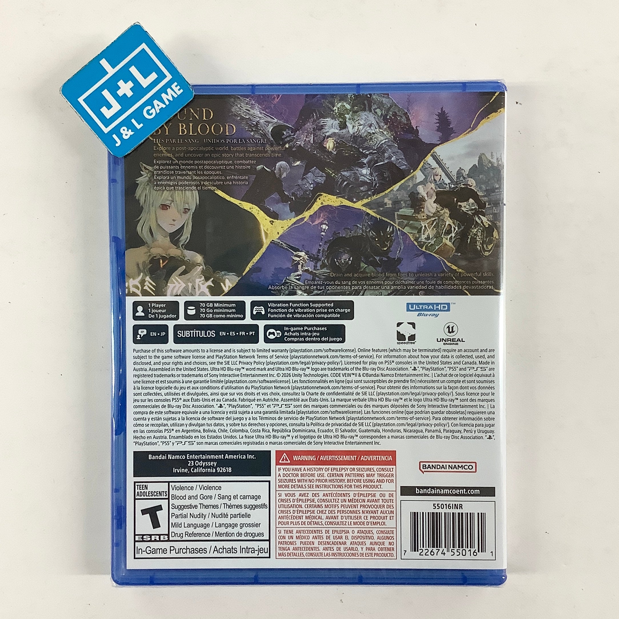 Code Vein II - (PS5) PlayStation 5 Video Games Bandai Namco Games