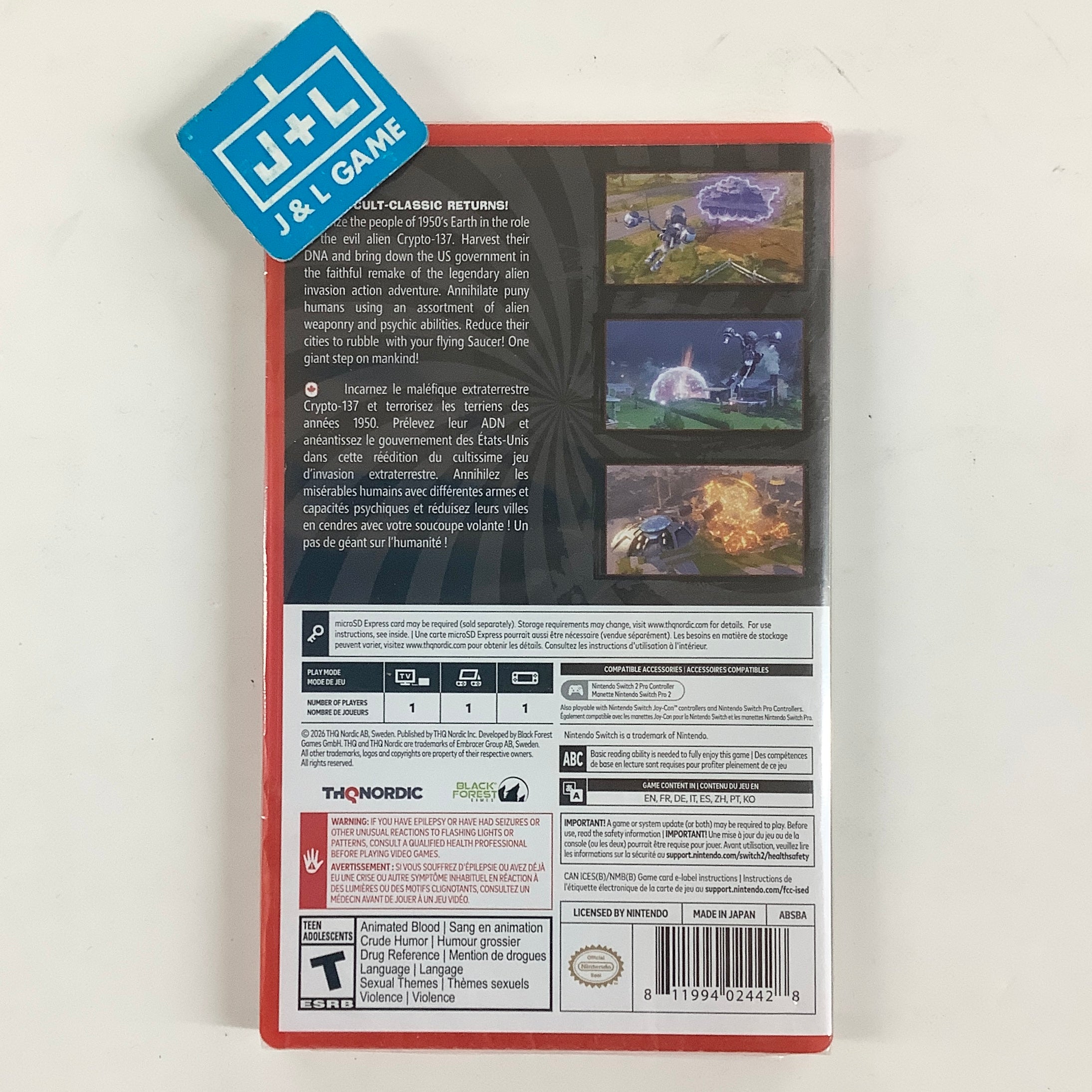 Destroy All Humans! - (NS2) Nintendo Switch 2 Video Games THQ Nordic