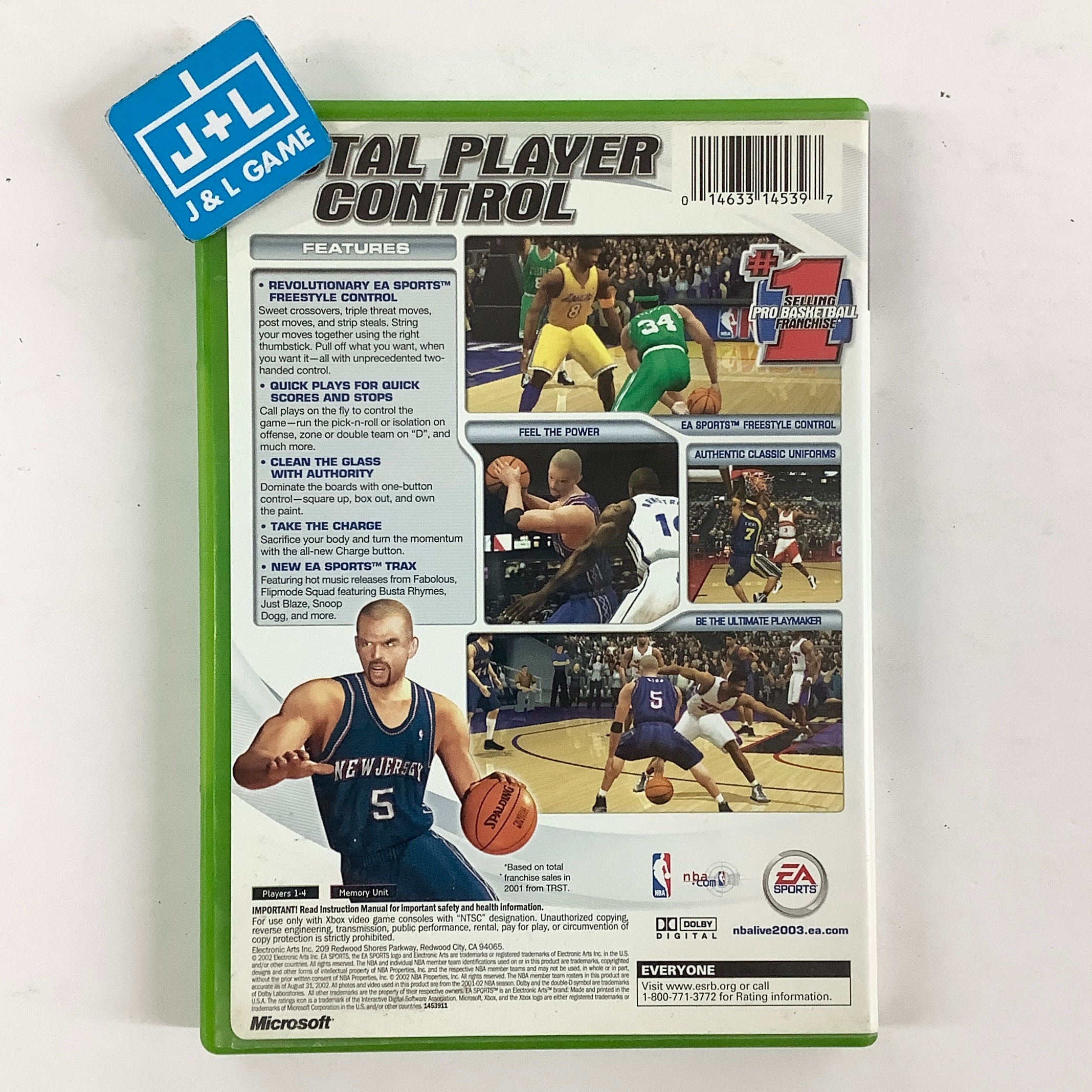NBA Live 2003 - (XB) Xbox [Pre-Owned] Video Games Electronic Arts