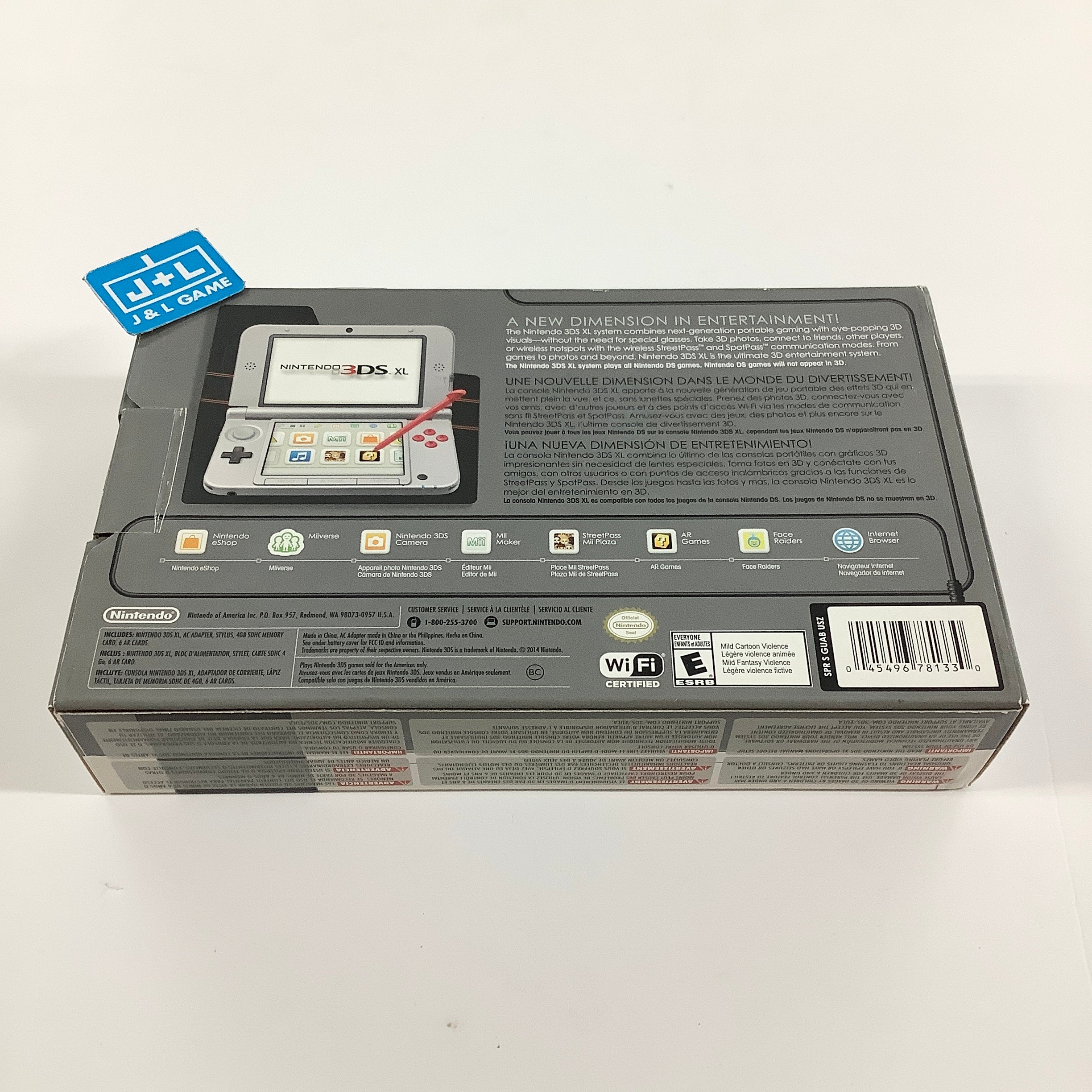 Nintendo 3DS XL Console (Retro NES) - Nintendo 3DS [Pre-Owned] Consoles Nintendo