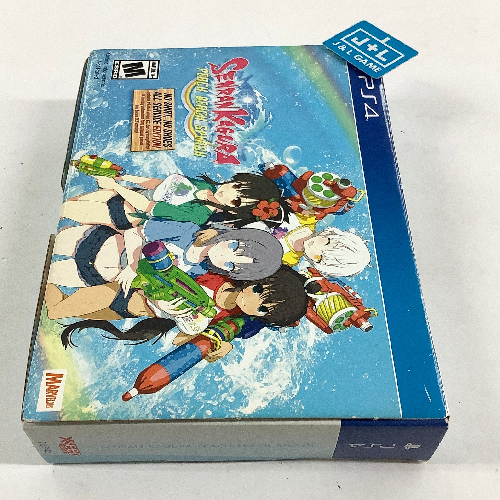 Senran Kagura: Peach Beach Splash (No Shirt, No Shoes, All Service Edition) - (PS4) PlayStation 4 [Pre-Owned] Video Games XSEED Games
