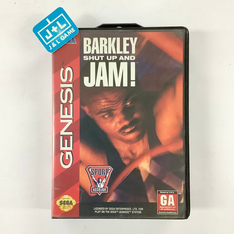 Barkley: Shut Up and Jam! - SEGA Genesis [Pre-Owned] Video Games Accolade   