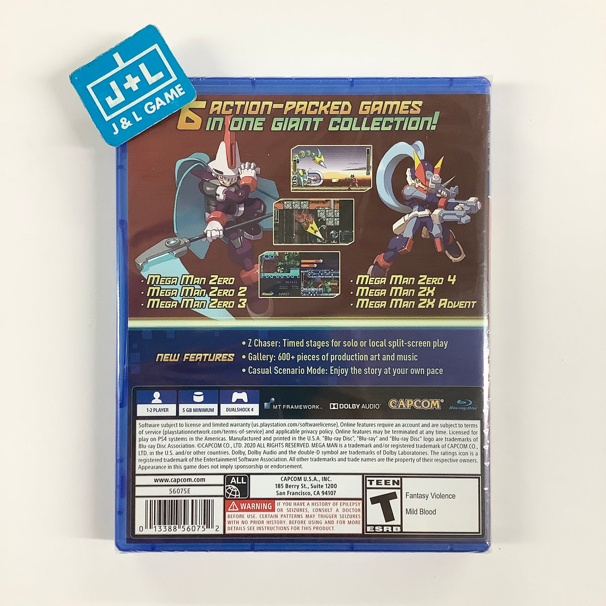Mega Man Zero/ZX Legacy Collection - (PS4) PlayStation 4 Video Games Capcom