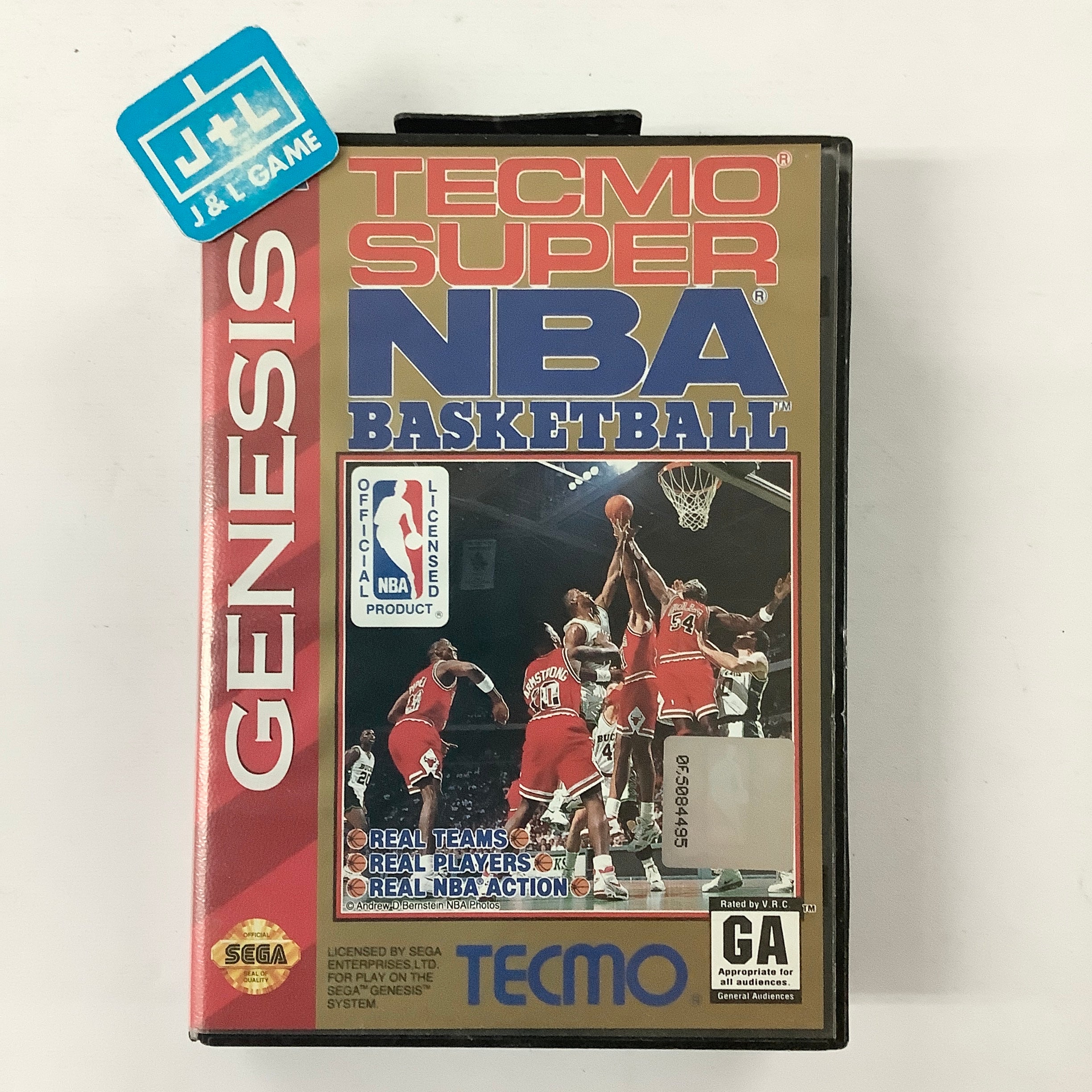 Tecmo Super NBA Basketball - (SG) SEGA Genesis [Pre-Owned] Video Games Tecmo   