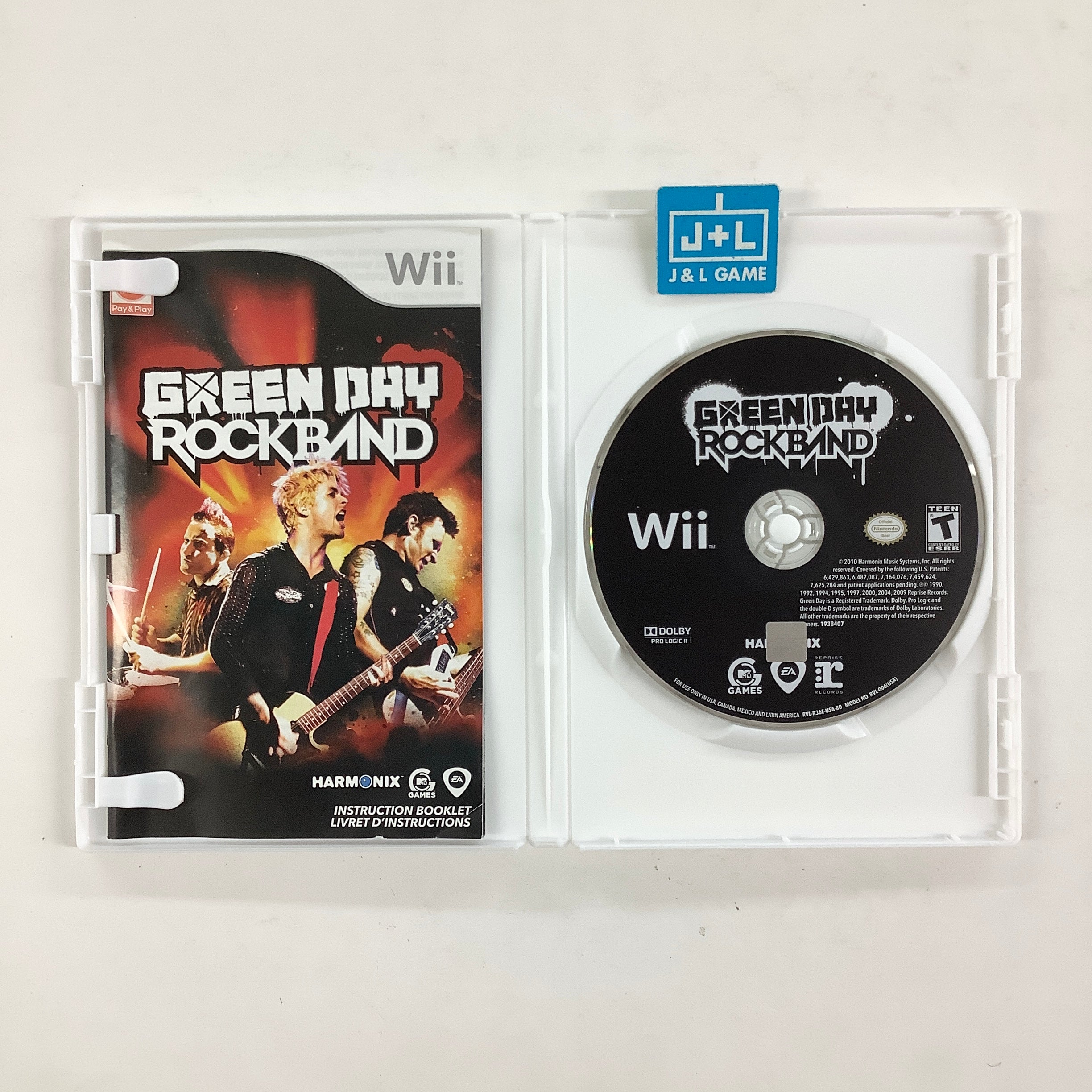 Green Day Rock Band - Nintendo Wii [Pre-Owned] Video Games Electronic Arts