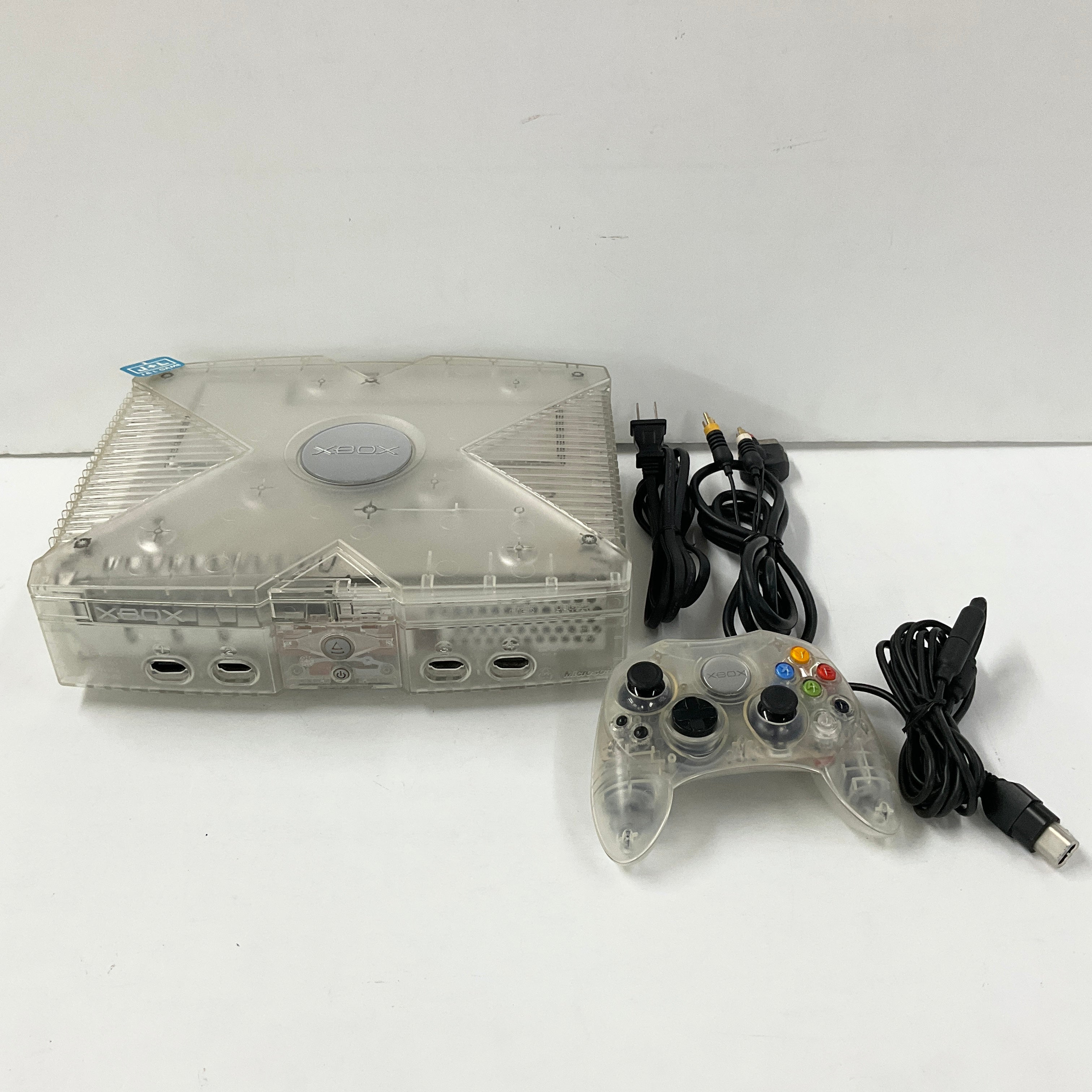 Microsoft Xbox Console (Crystal) - (XB) Xbox [Pre-Owned] Consoles Microsoft   
