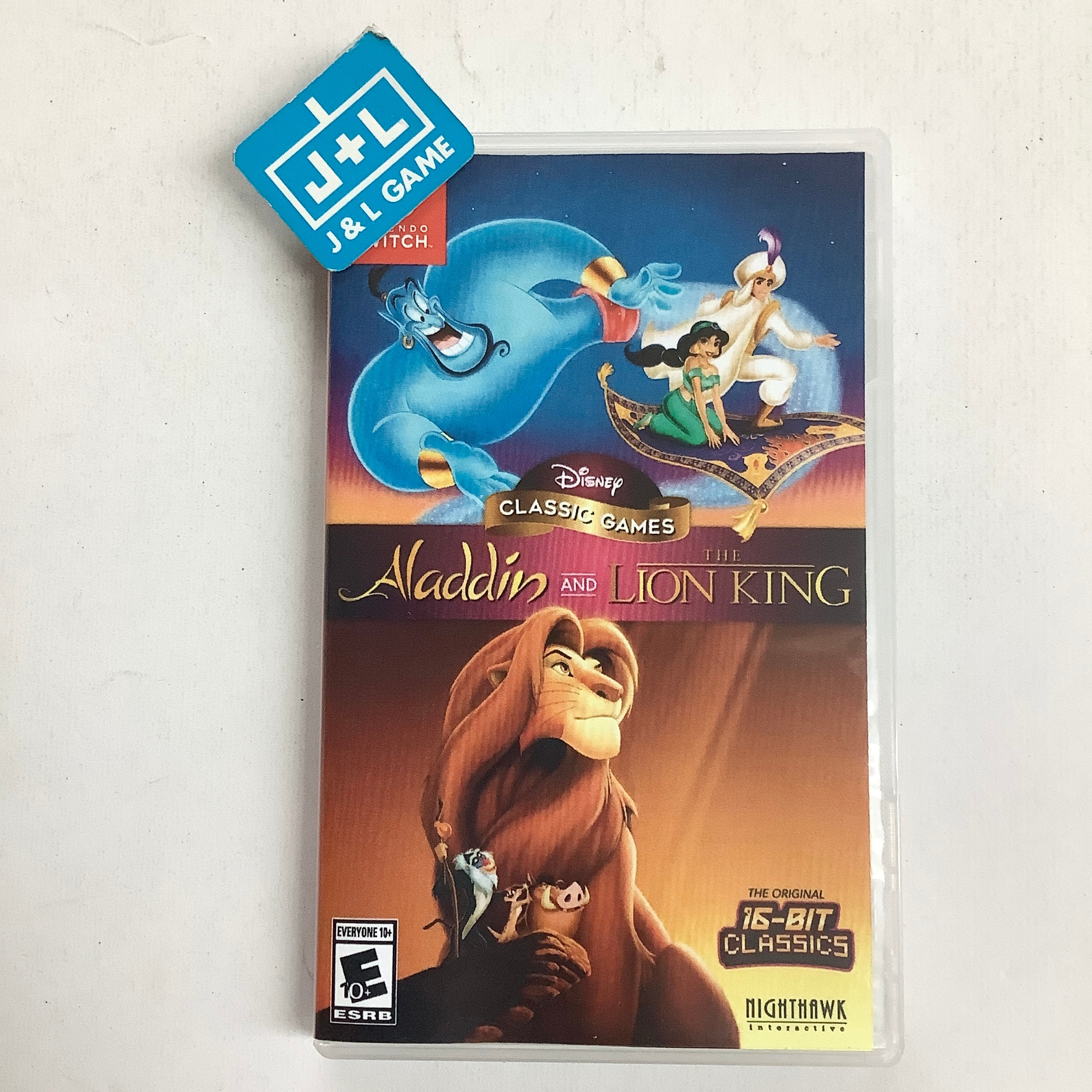 Disney Classic Games: Aladdin and The Lion King - (NSW) Nintendo Switch [Pre-Owned] Video Games Nighthawk Interactive