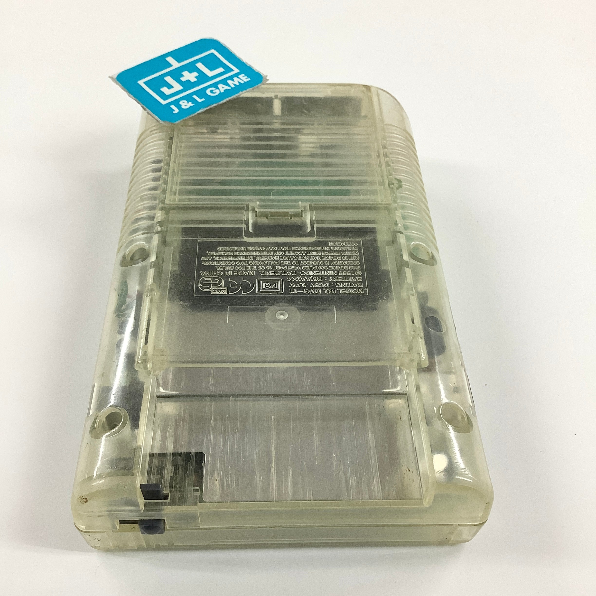 Nintendo Game Boy (Clear With Old Backlight) - (GB) Game Boy [Pre-Owned]