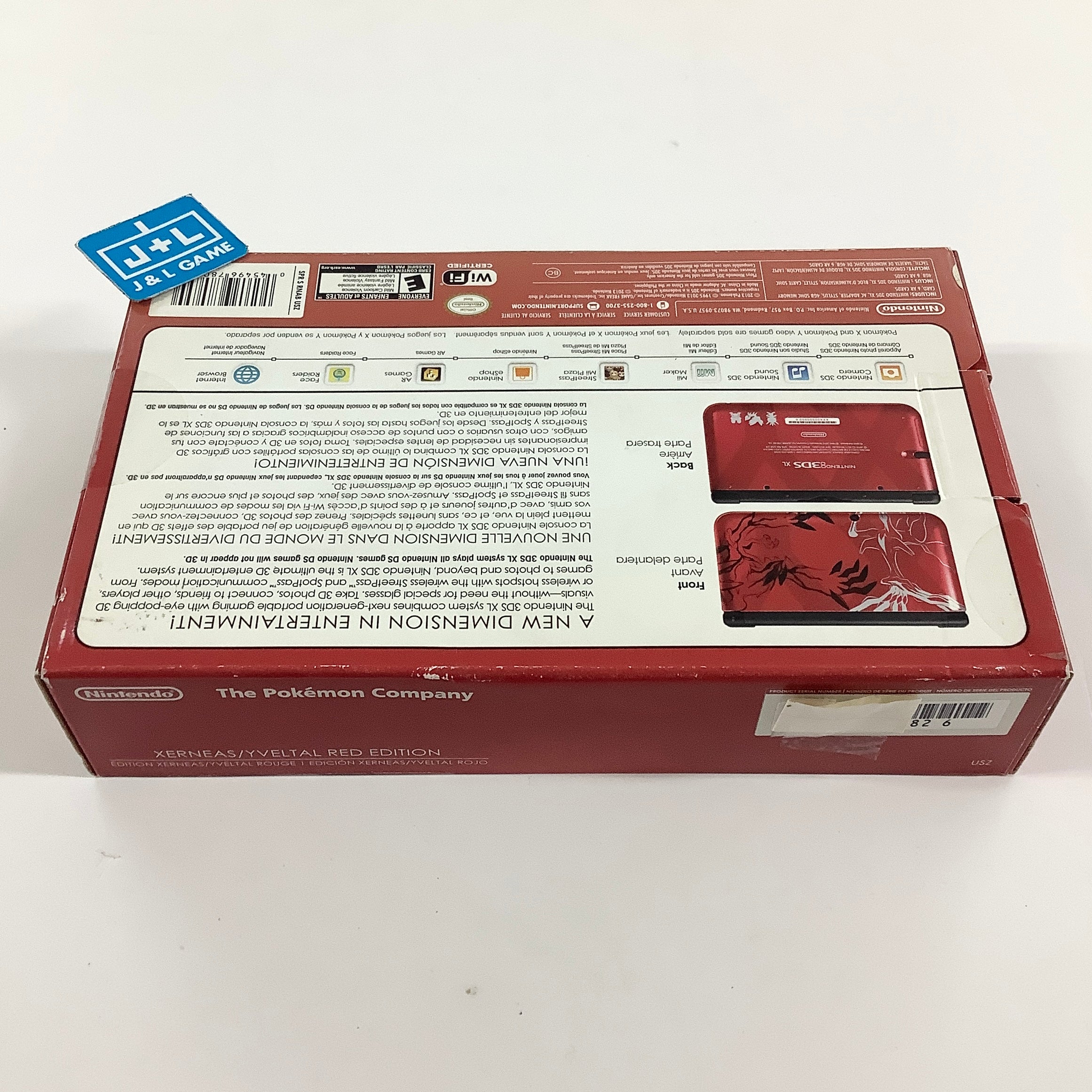 Nintendo 3DS XL Console (Pokémon X & Y Limited Edition Red) - Nintendo 3DS [Pre-Owned] Consoles Nintendo