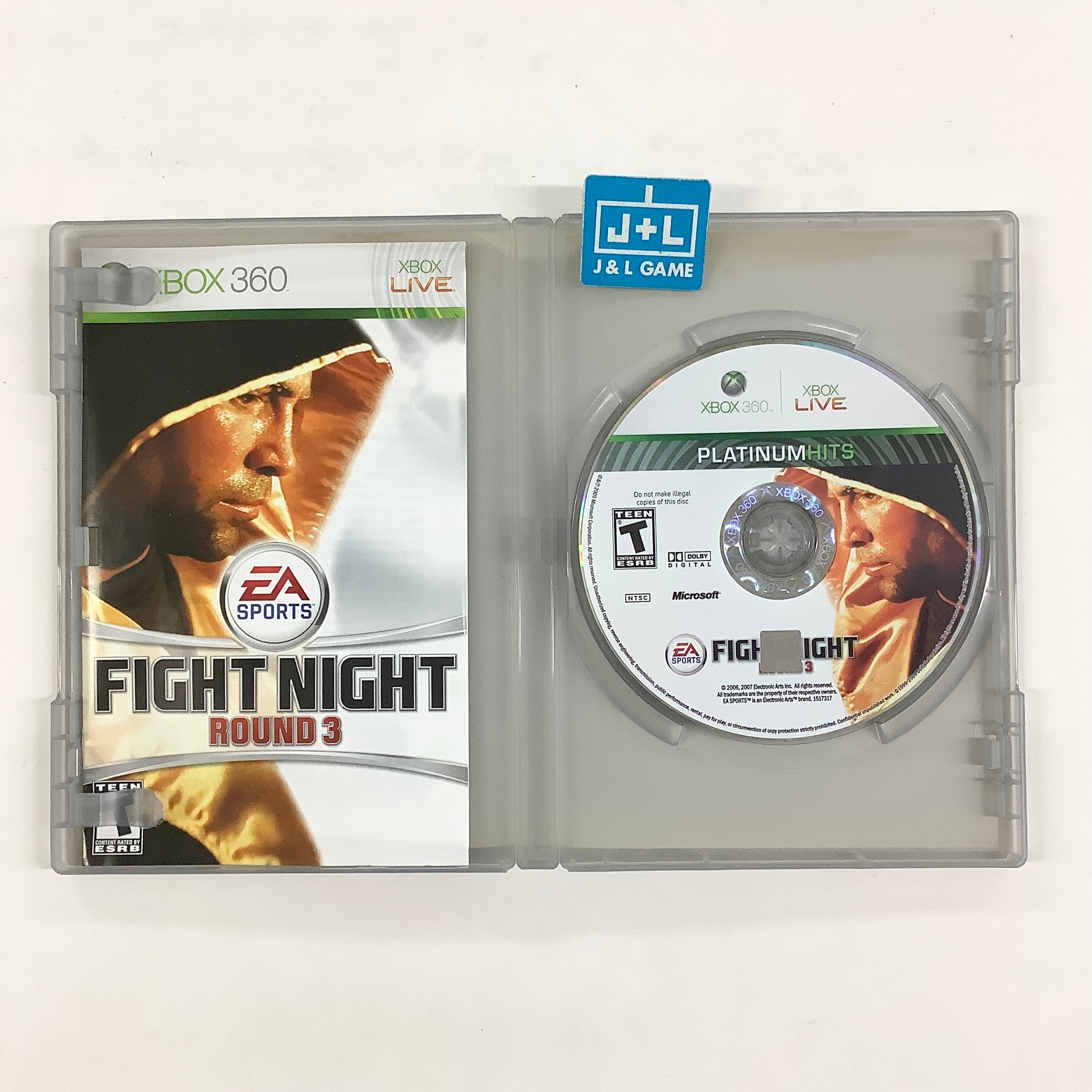 Fight Night Round 3 (Platinum Hits) - Xbox 360 [Pre-Owned] Video Games EA Sports