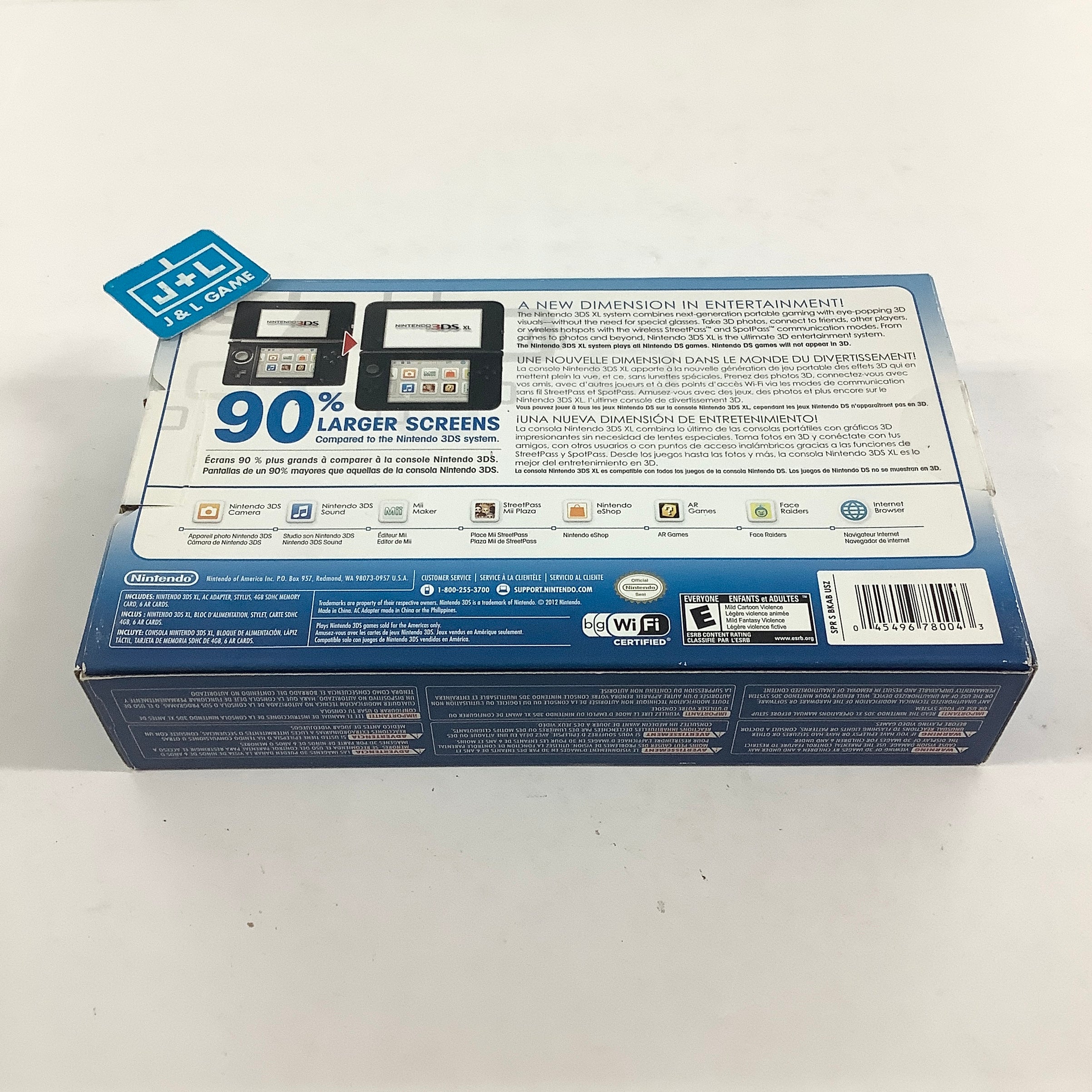 Nintendo 3DS XL Console (Blue/Black) - Nintendo 3DS [Pre-Owned] Consoles Nintendo