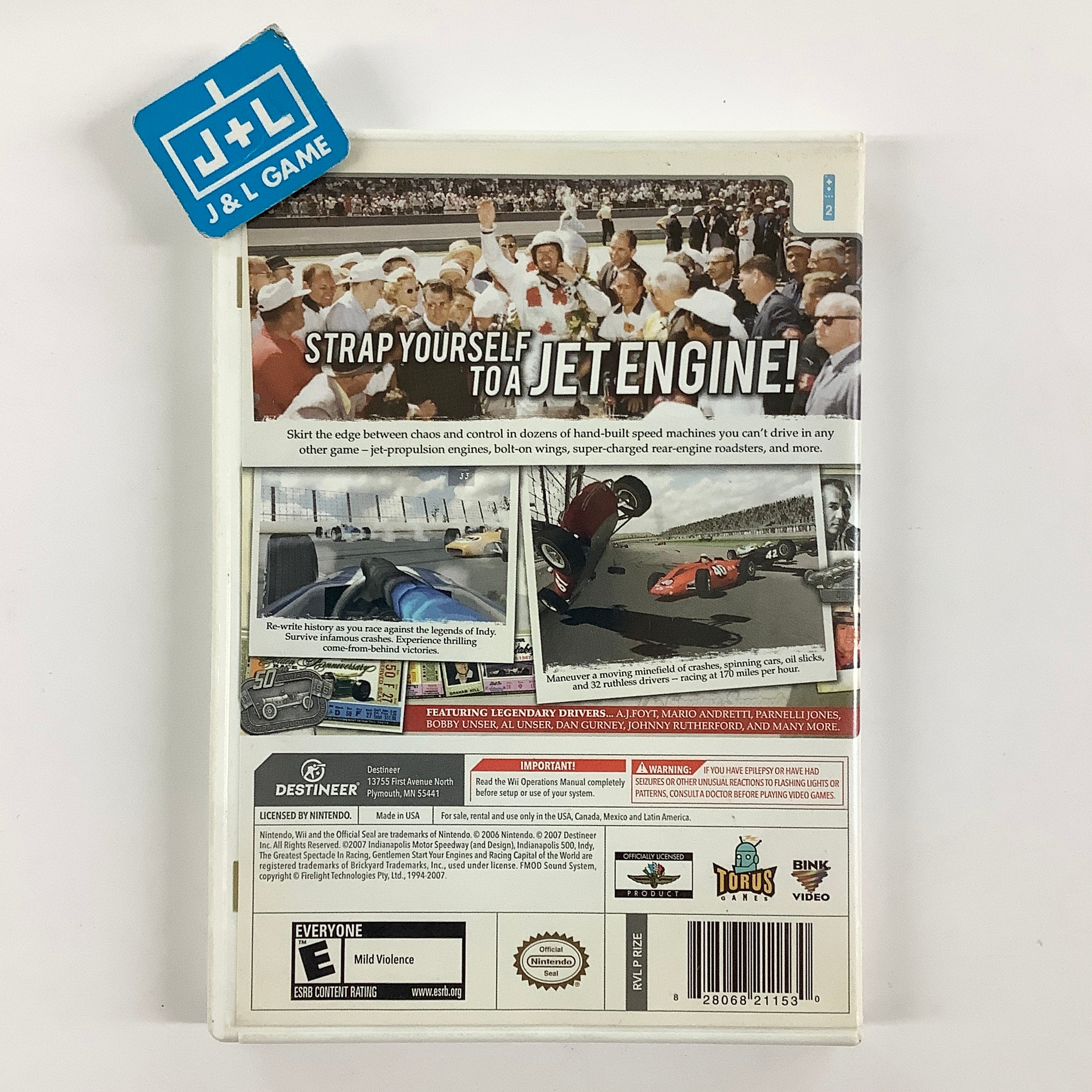 Indianapolis 500 Legends - Nintendo Wii [Pre-Owned] Video Games Destineer