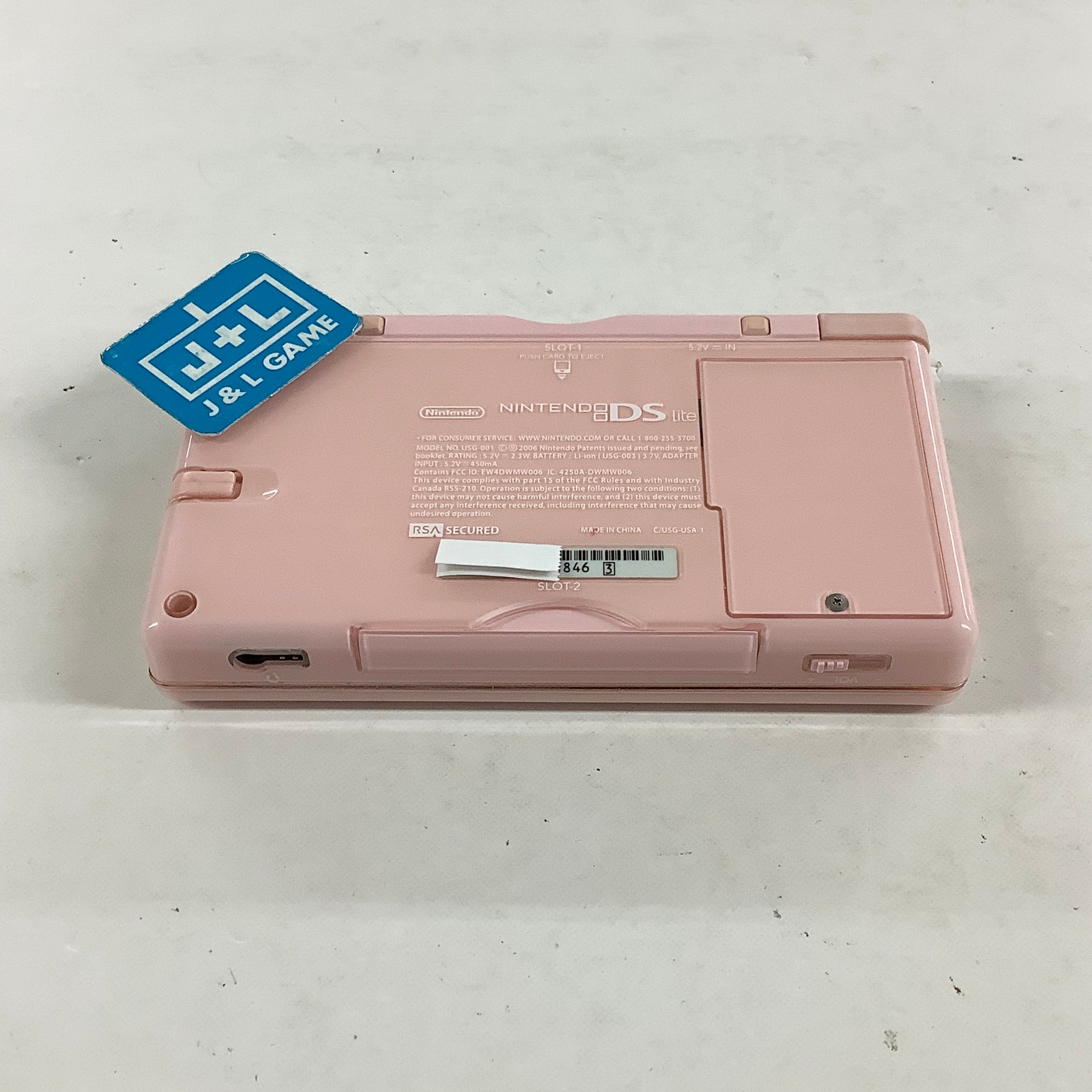 Nintendo DS Lite Console (Coral Pink) - (NDS) Nintendo DS [Pre-Owned]