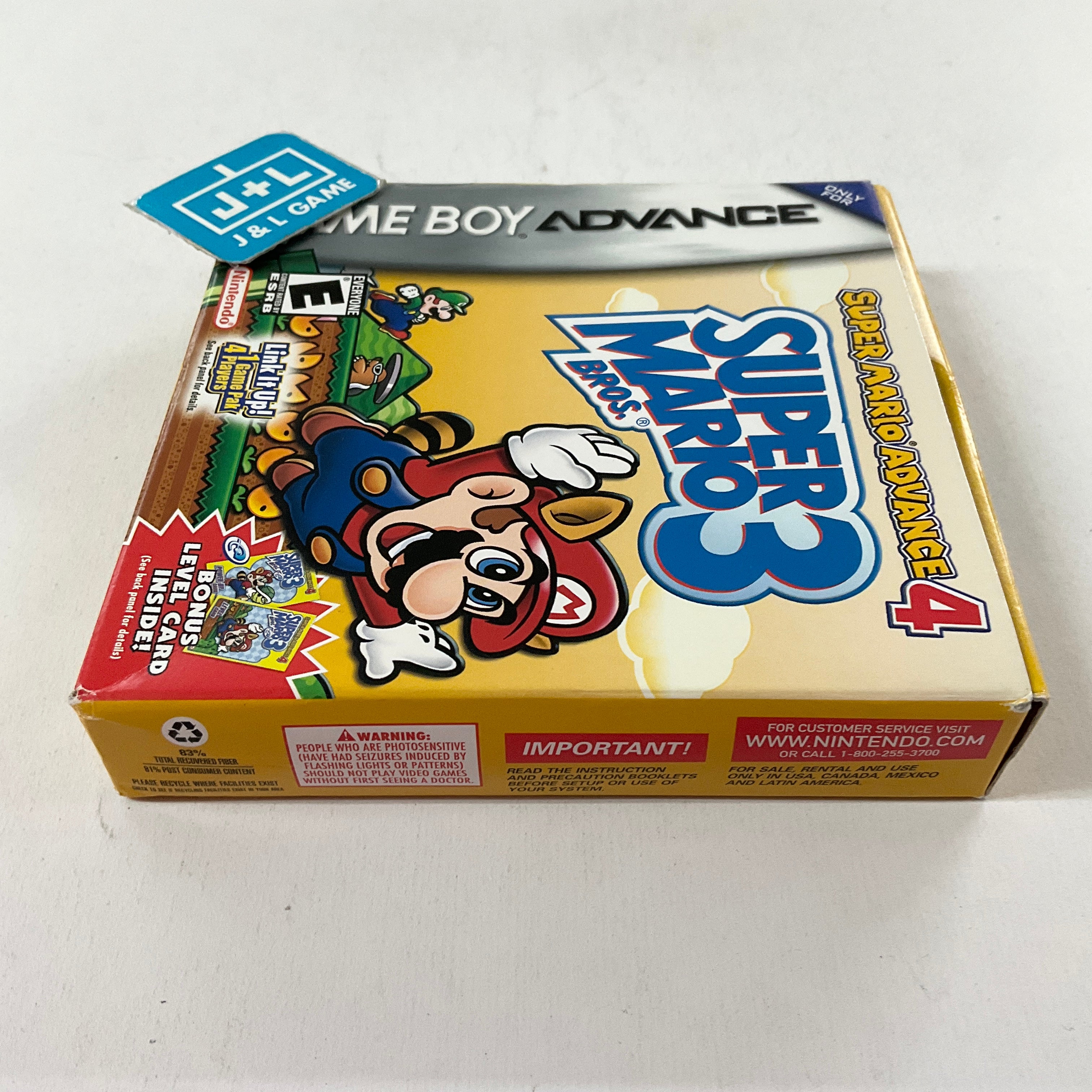Super Mario Advance 4: Super Mario Bros. 3 - (GBA) Game Boy Advance [Pre-Owned] Video Games Nintendo
