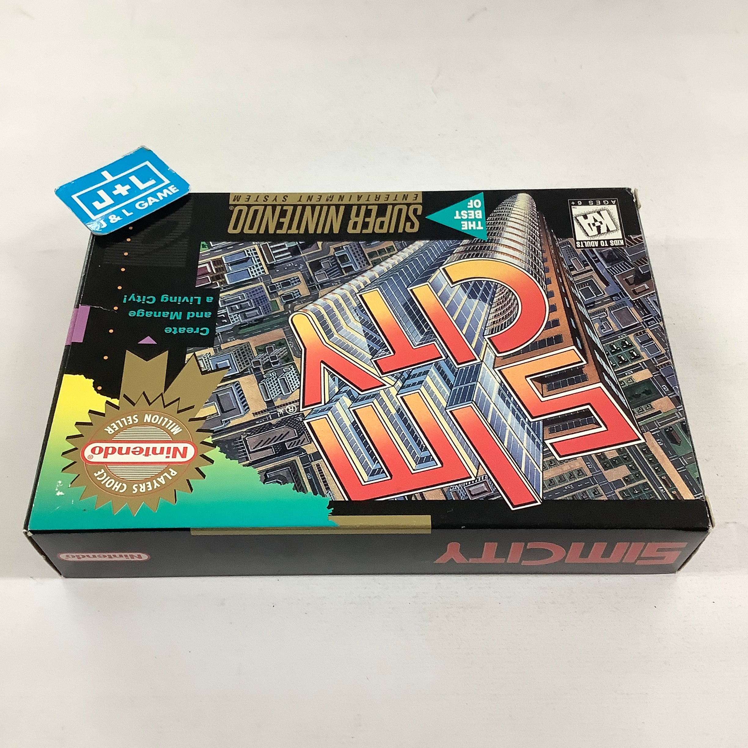 SimCity (Player's Choice) - (SNES) Super Nintendo [Pre-Owned] Video Games Nintendo