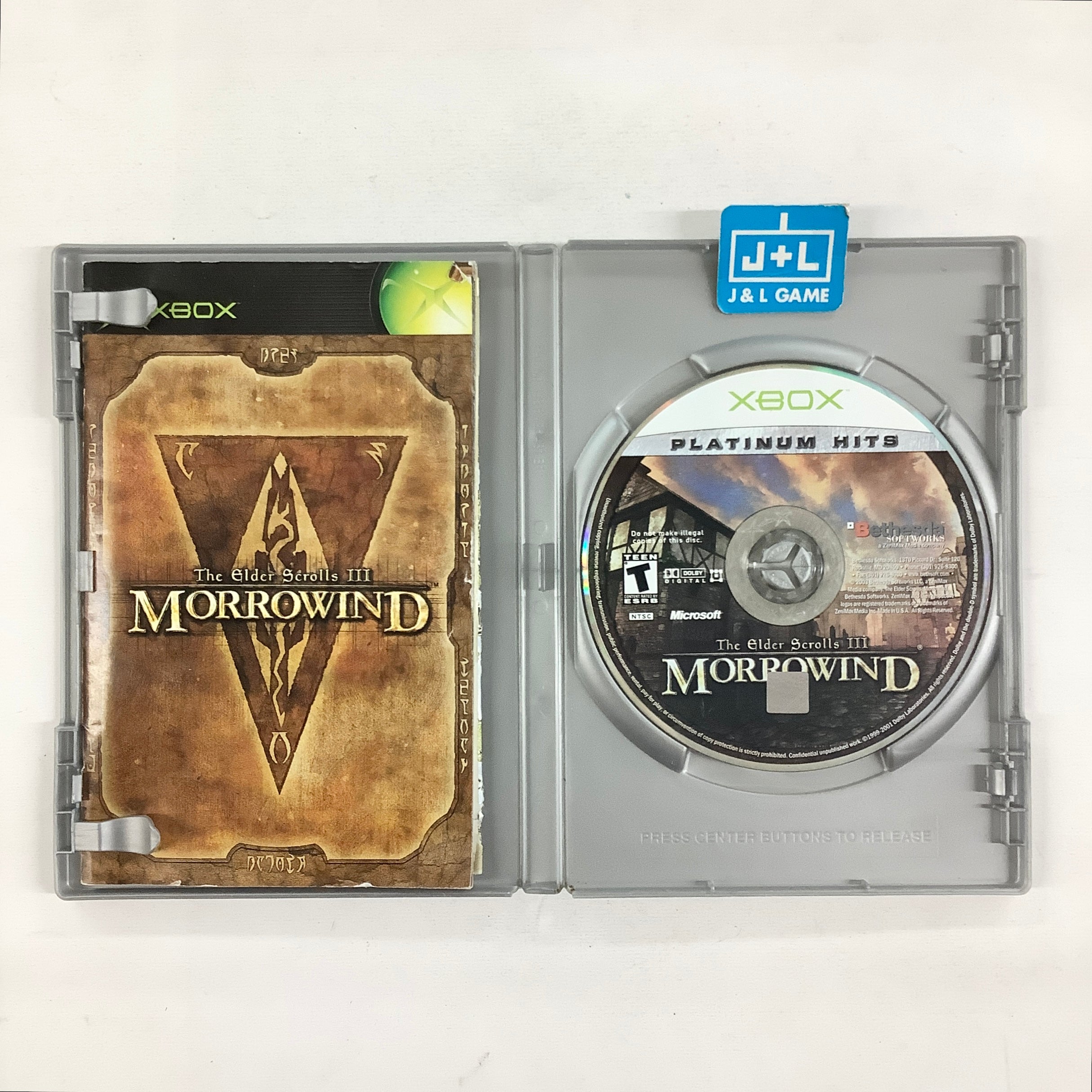 The Elder Scrolls III: Morrowind (Platinum Hits) - (XB) Xbox [Pre-Owned] Video Games Bethesda Softworks