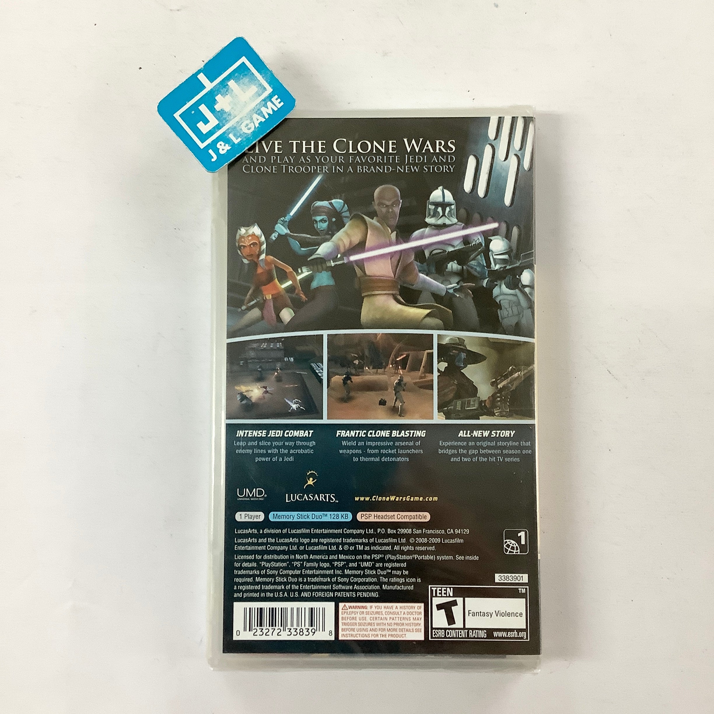 Star Wars The Clone Wars: Republic Heroes - Sony PSP Video Games LucasArts   