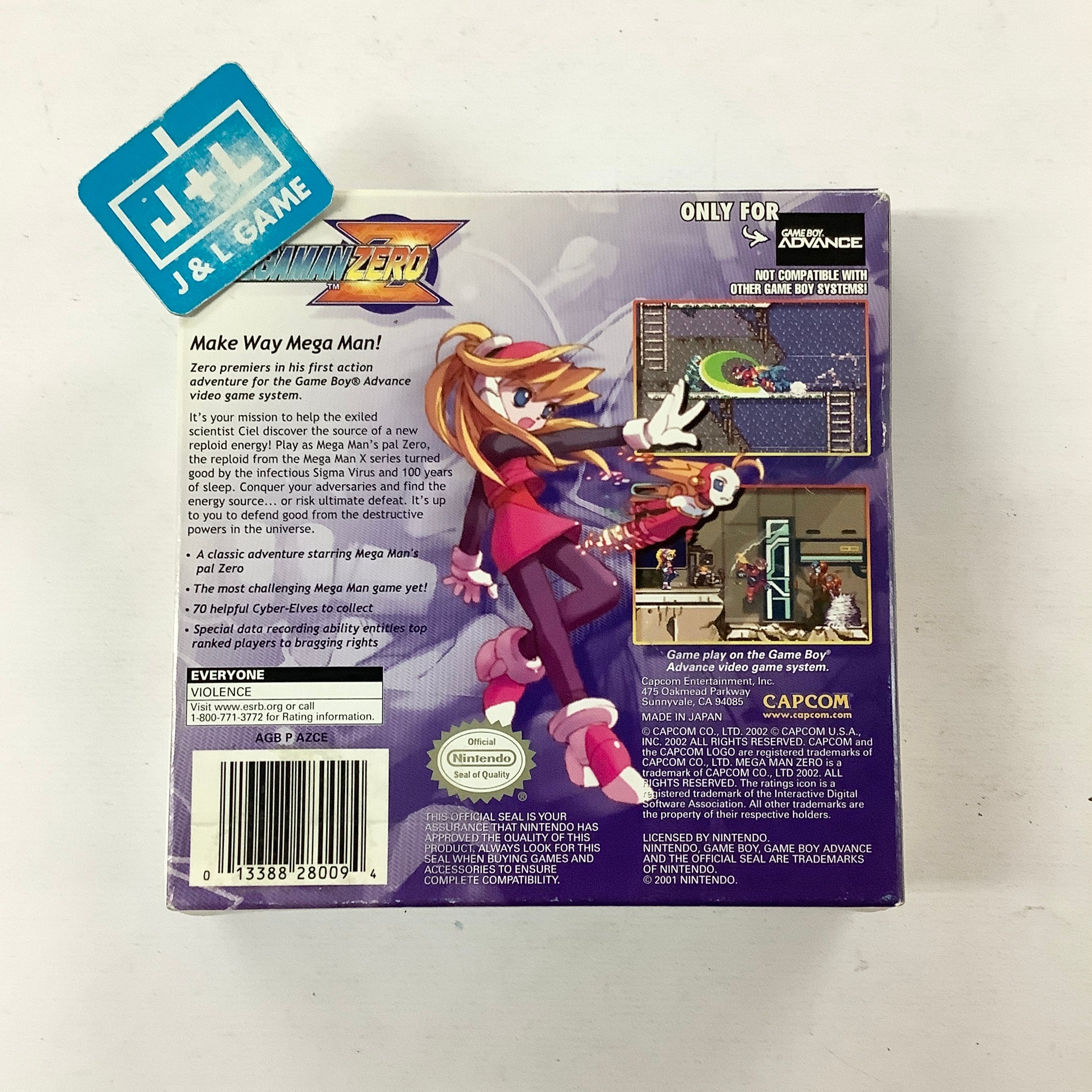 Mega Man Zero - (GBA) Game Boy Advance [Pre-Owned] Video Games Capcom   